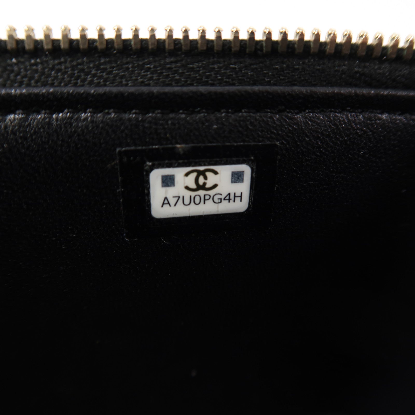 CHANEL 【激減優惠】菱格羊皮皮革Vanity Case金扣鏈帶肩背袋黑色