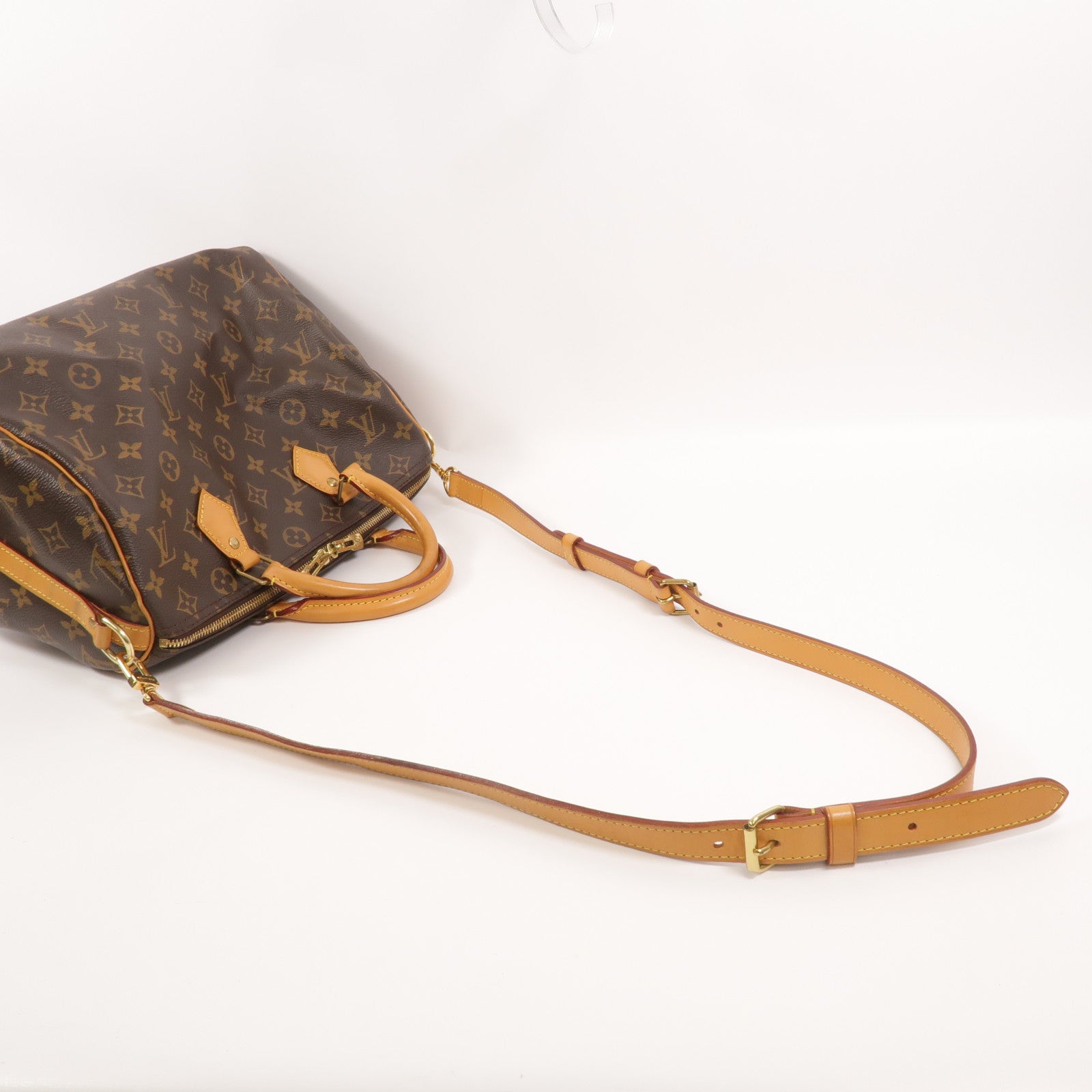 LOUIS VUITTON Monogram Speedy Bandouliere 30手挽肩背兩用袋