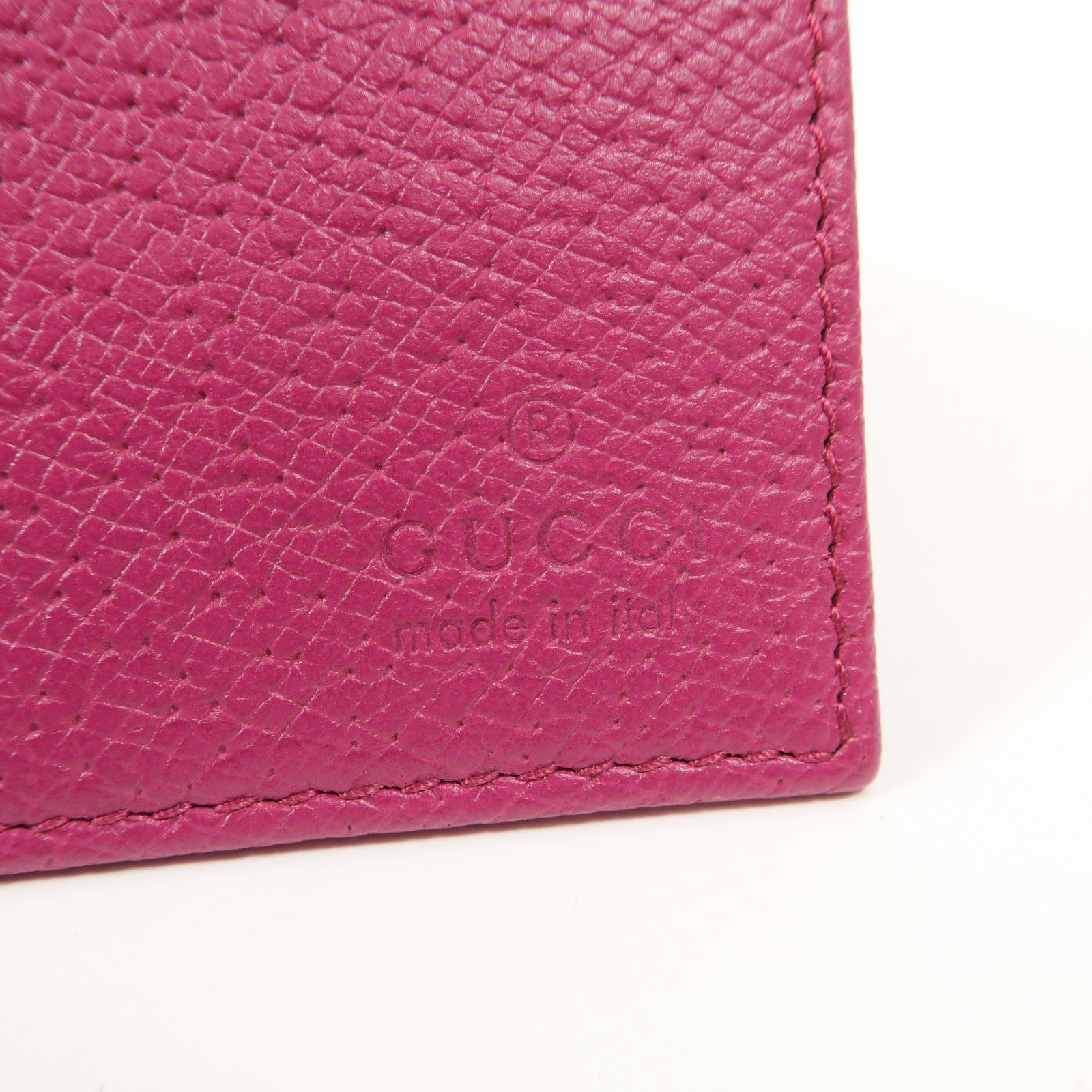 GUCCI 帆布/牛皮皮革Long Wallet長錢包