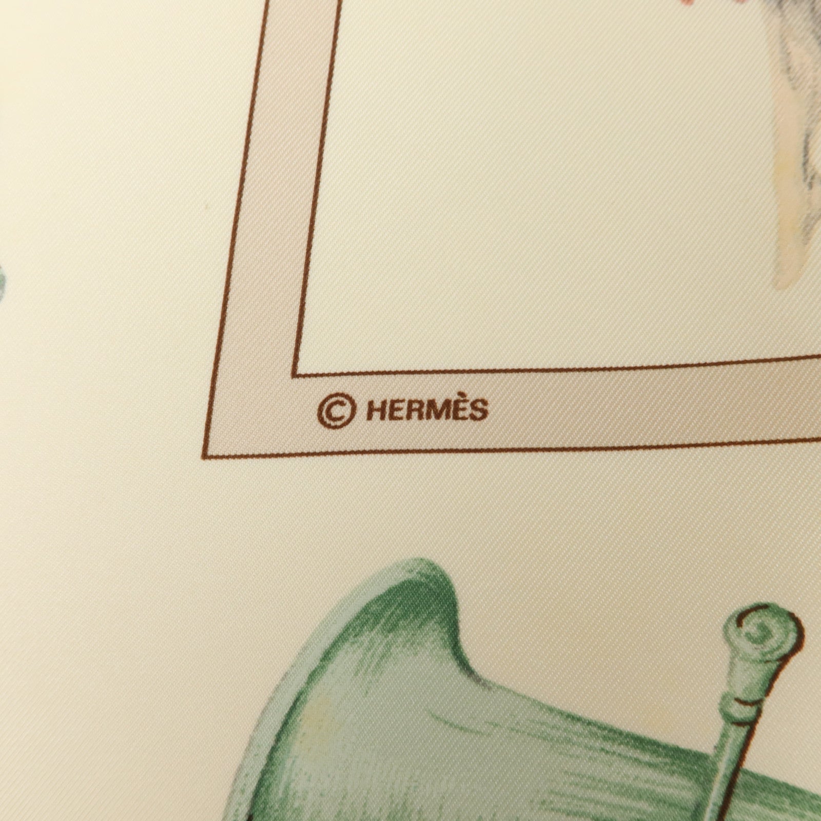 HERMES 絲質Scarf 90X90絲巾
