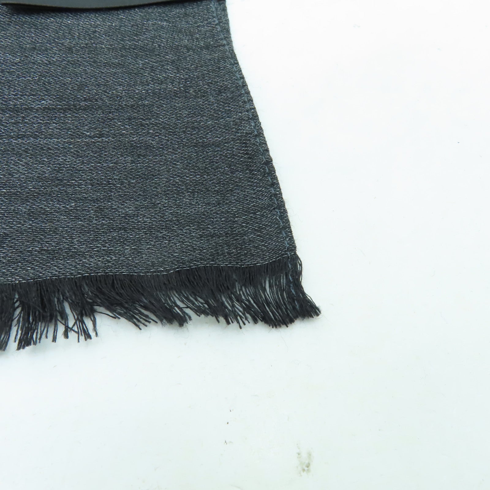 GUCCI 【激減優惠】羊毛/絲質Scarf圍巾深灰色
