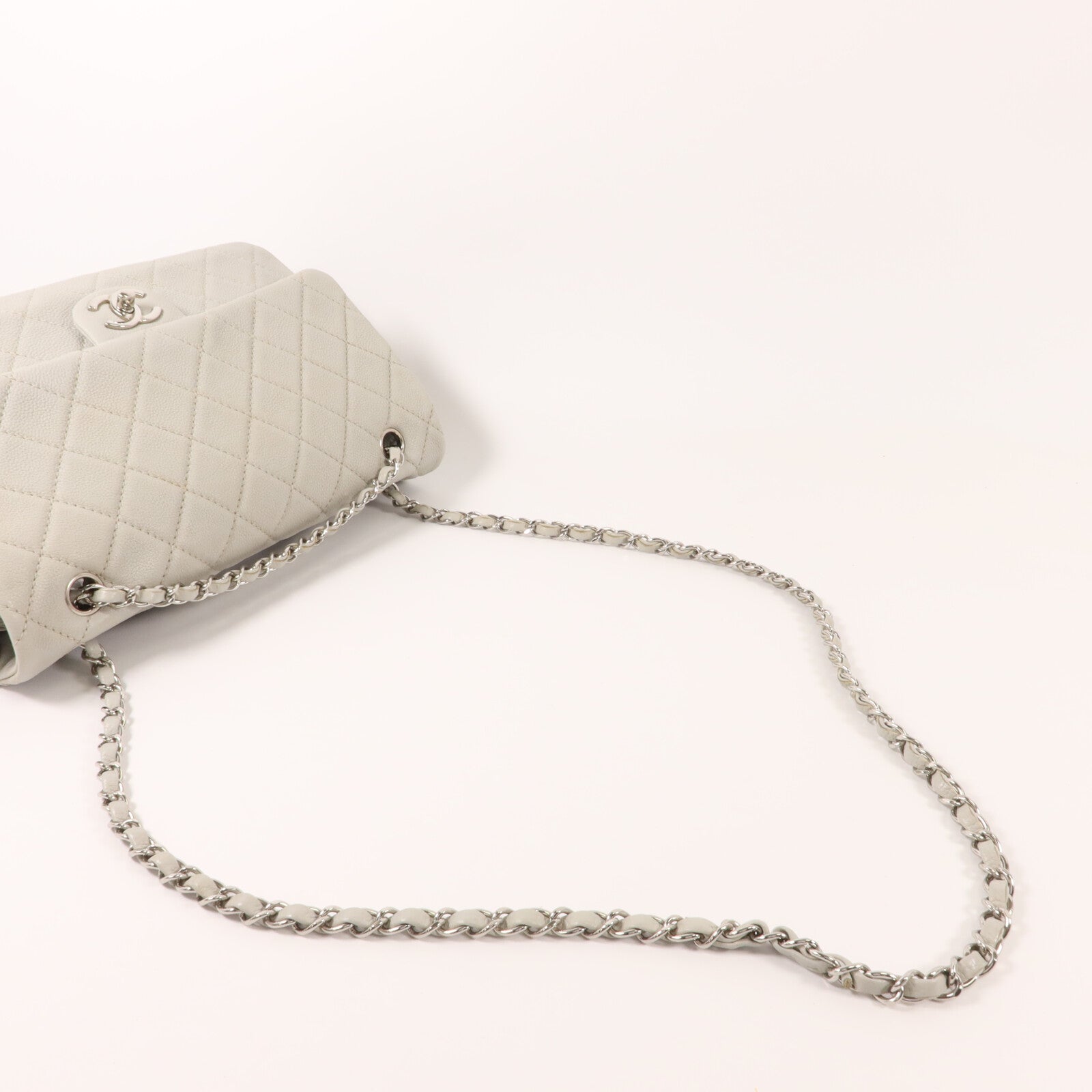 CHANEL 牛皮皮革Chain Shoulder鏈帶肩背袋