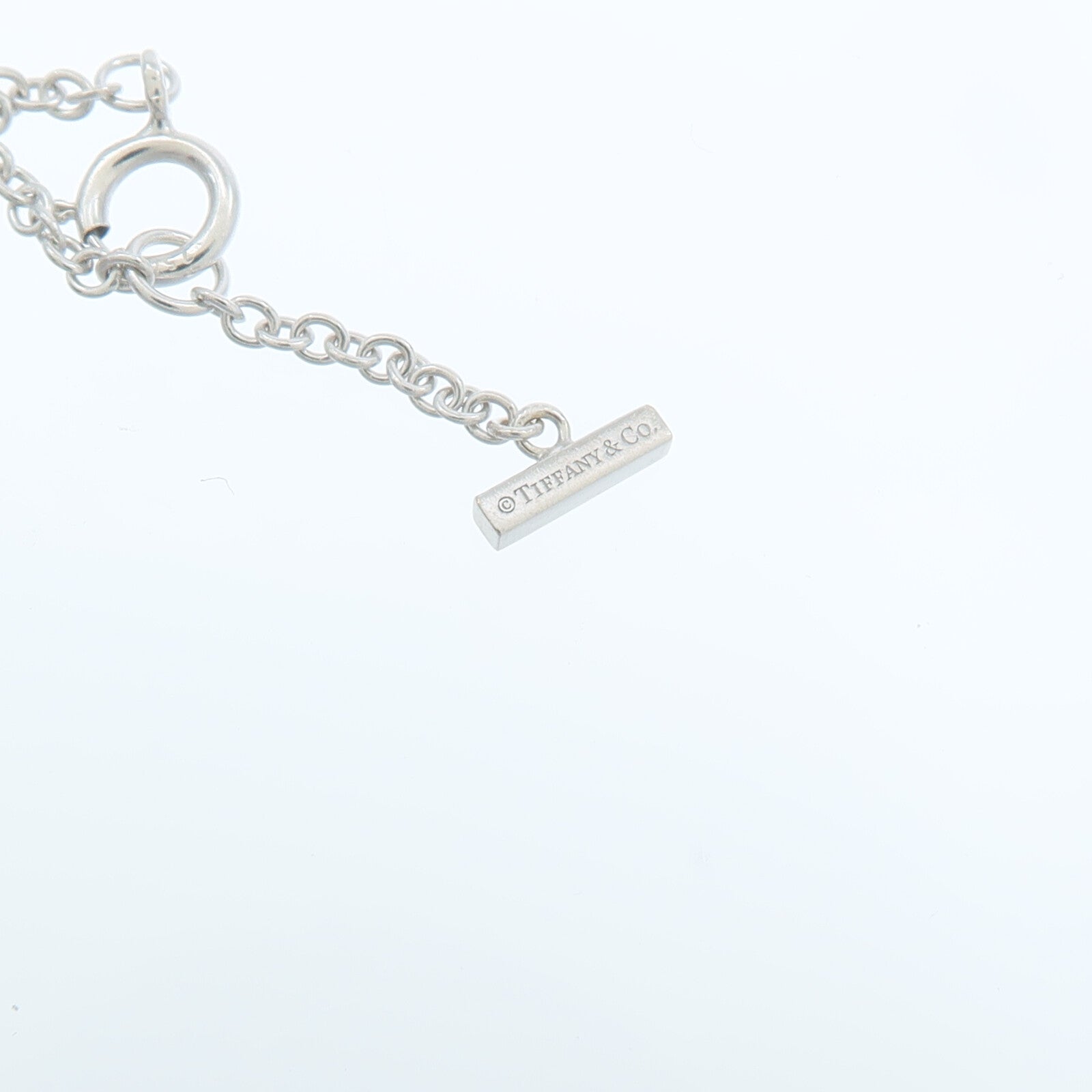 TIFFANY＆CO 18K白金Smile Bracelet手鏈