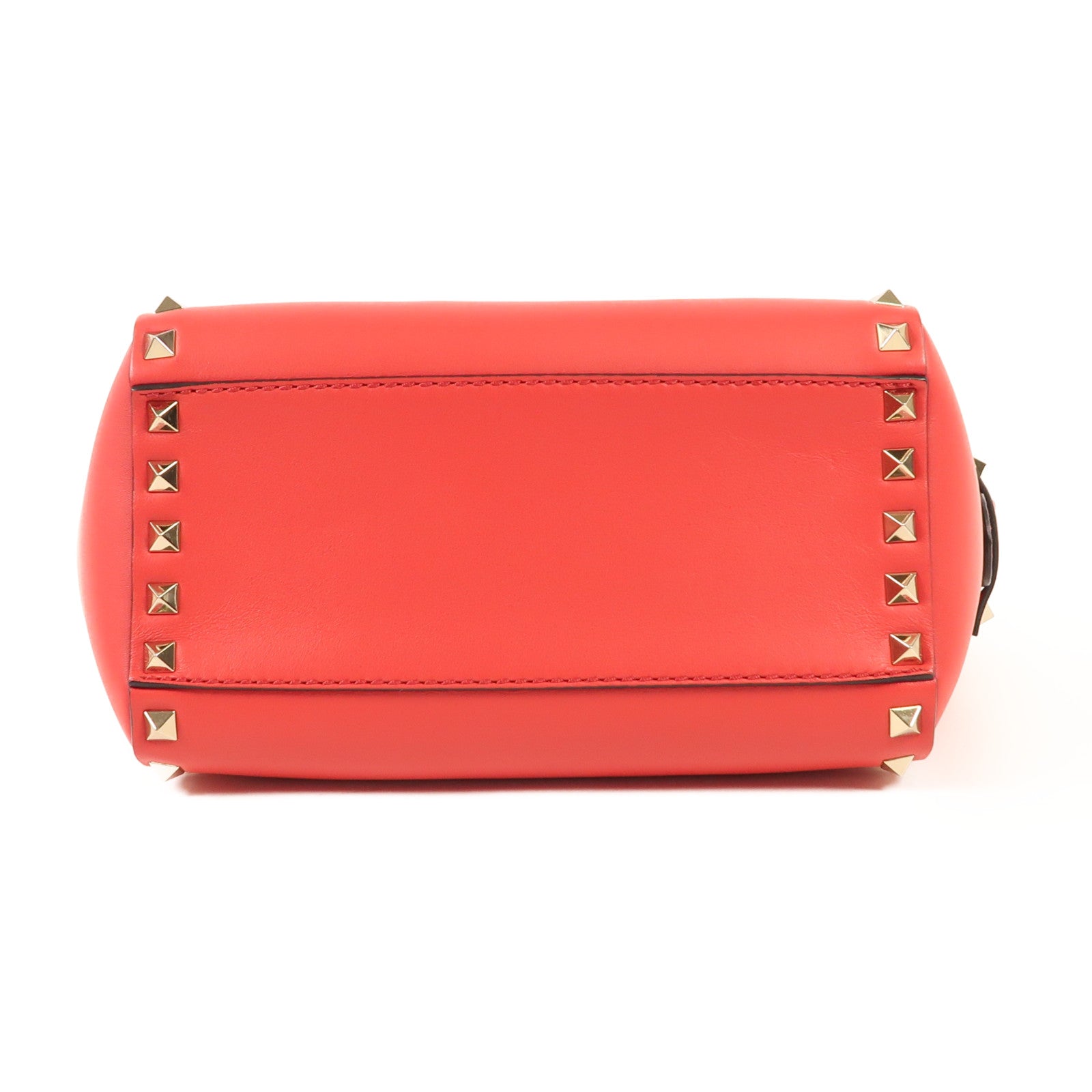 Valentino 牛皮皮革Shoulder Bag金扣手挽肩背兩用袋