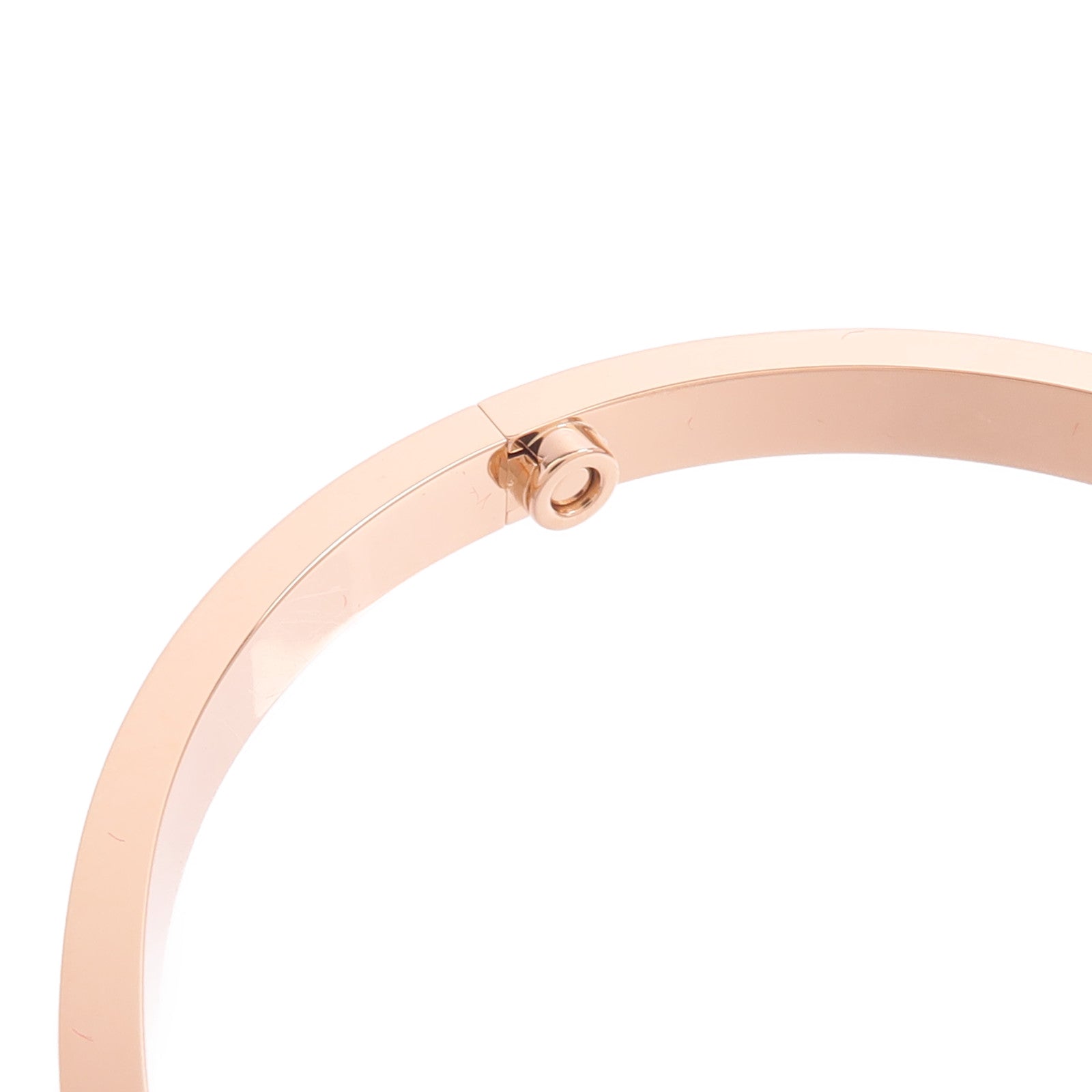 CARTIER 18K玫瑰金Love Bracelet SM Paved Diamond手鐲