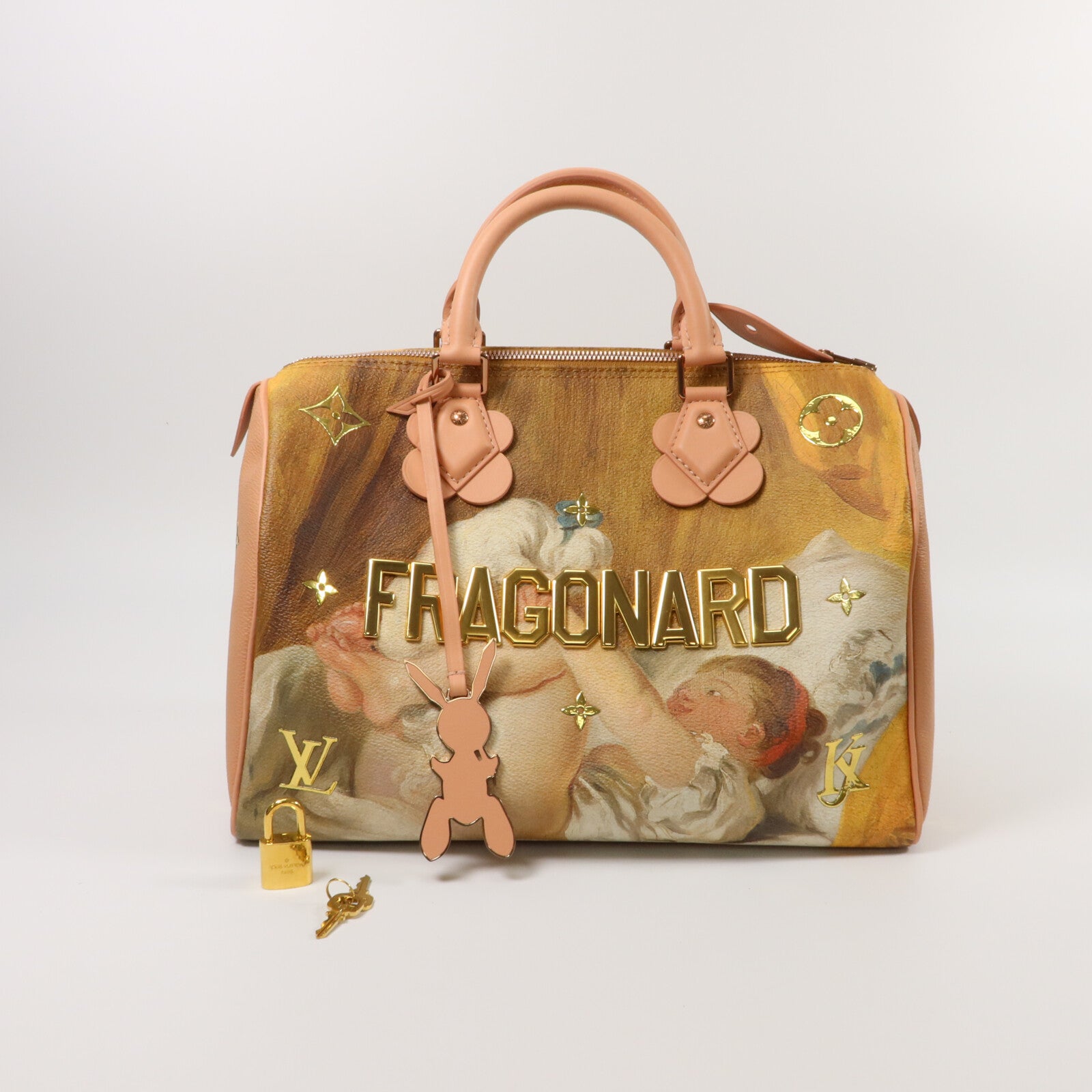 LOUIS VUITTON Monogram Fragonard Speedy 30手挽袋