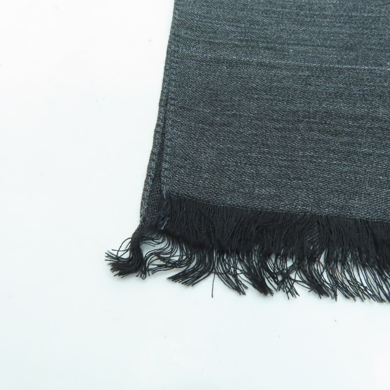 GUCCI 【激減優惠】羊毛/絲質Scarf圍巾深灰色