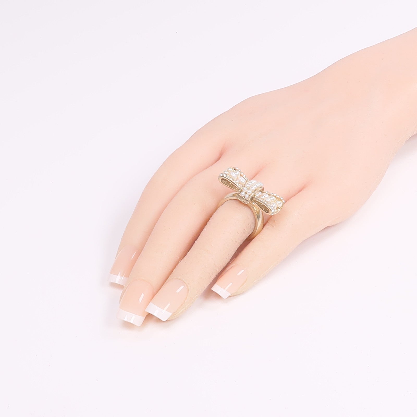 CHANEL 【激減優惠】金屬Ring戒指US#5.5