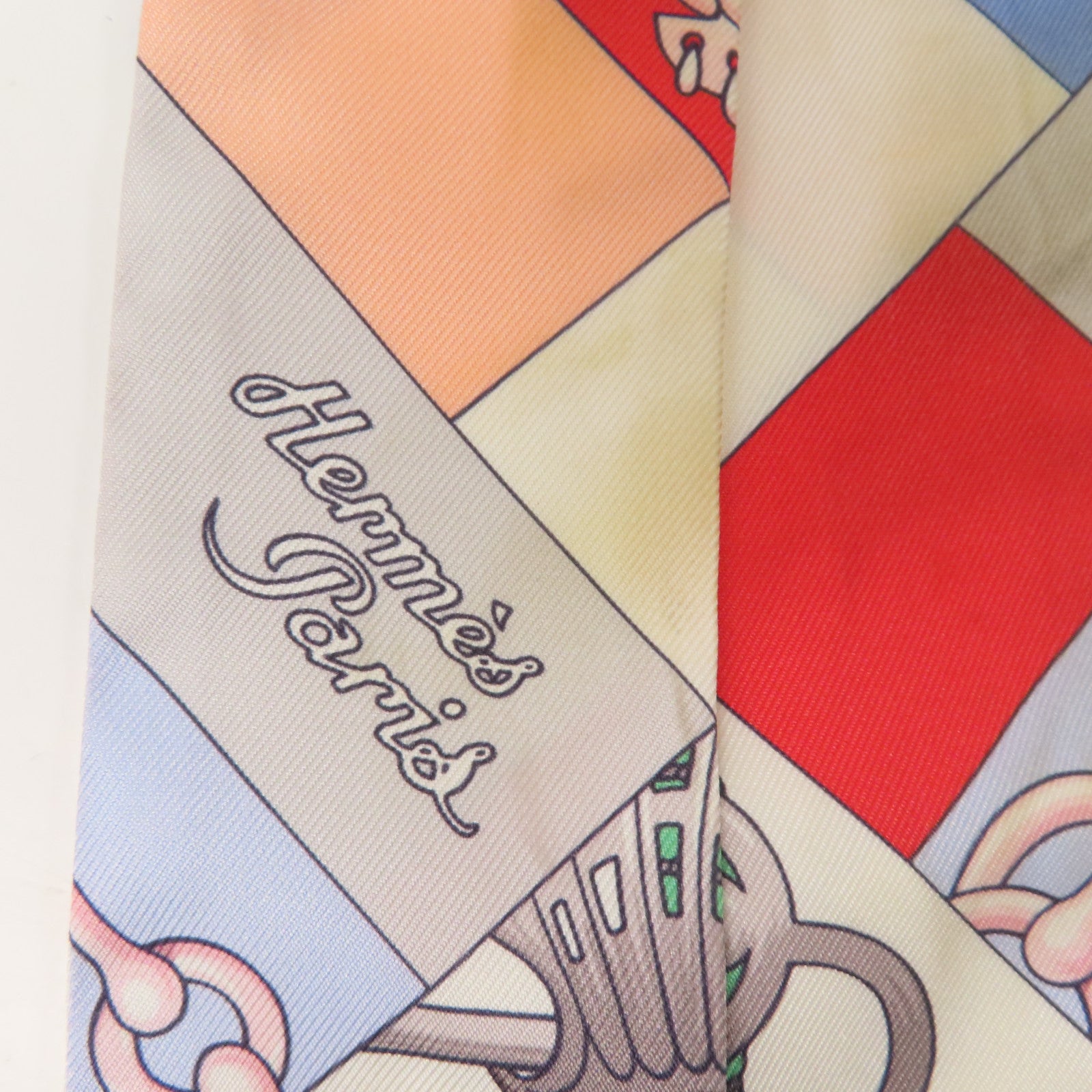 HERMES 絲質Twilly絲巾