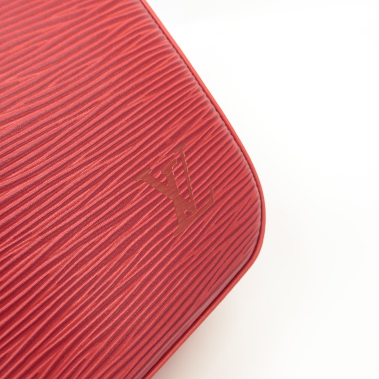 LOUIS VUITTON Epi Busy Bag金扣肩背袋紅色