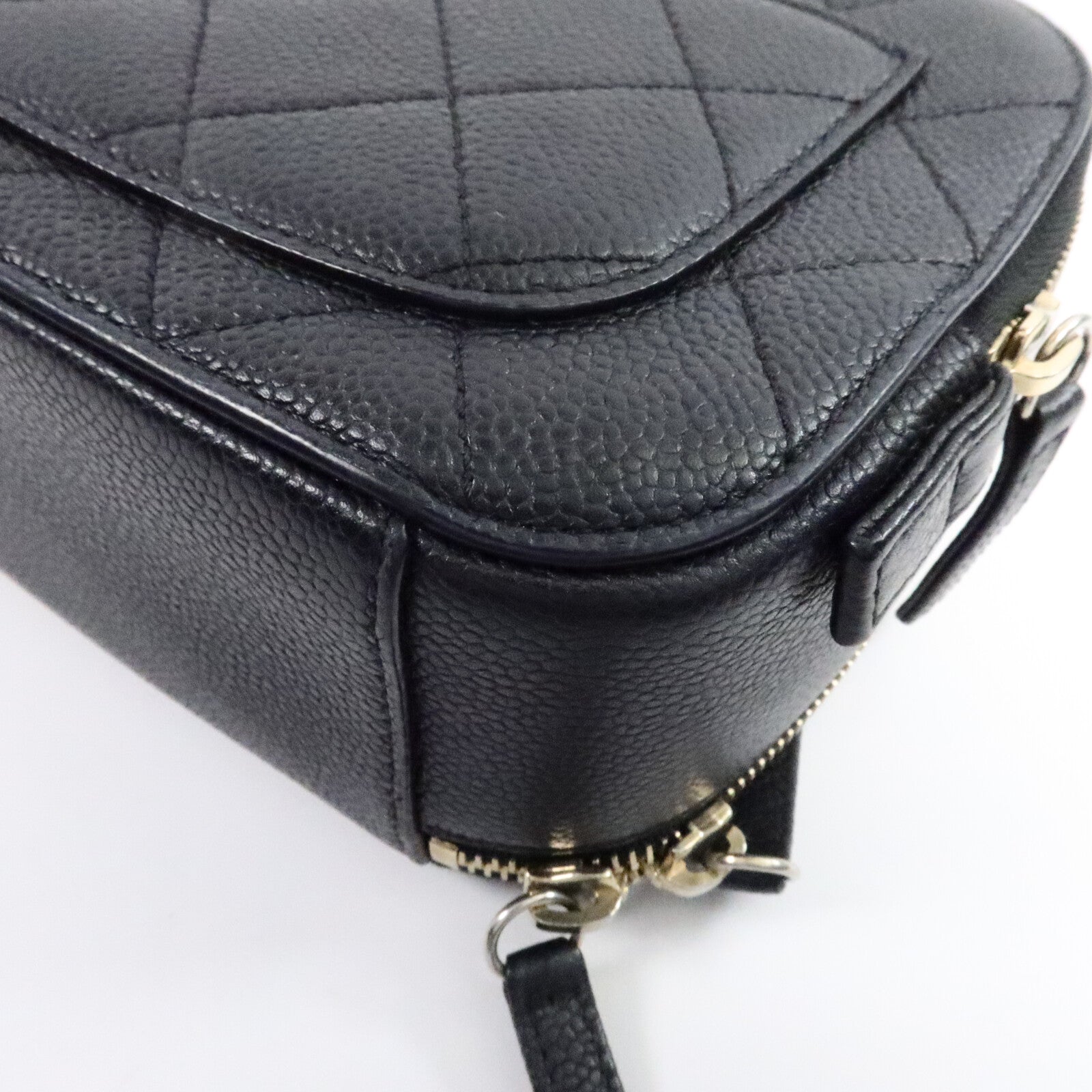 CHANEL 牛皮皮革Camera Bag鏈帶肩背袋