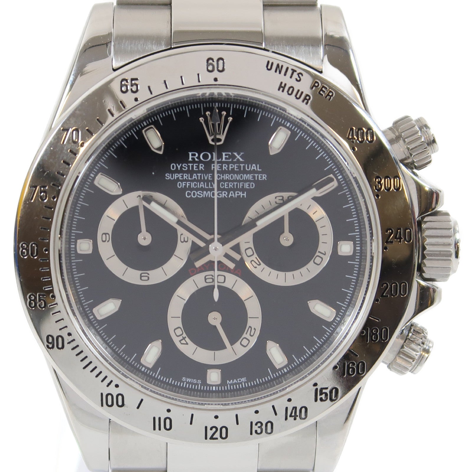 ROLEX Daytona不鏽鋼手錶自動機芯黑色