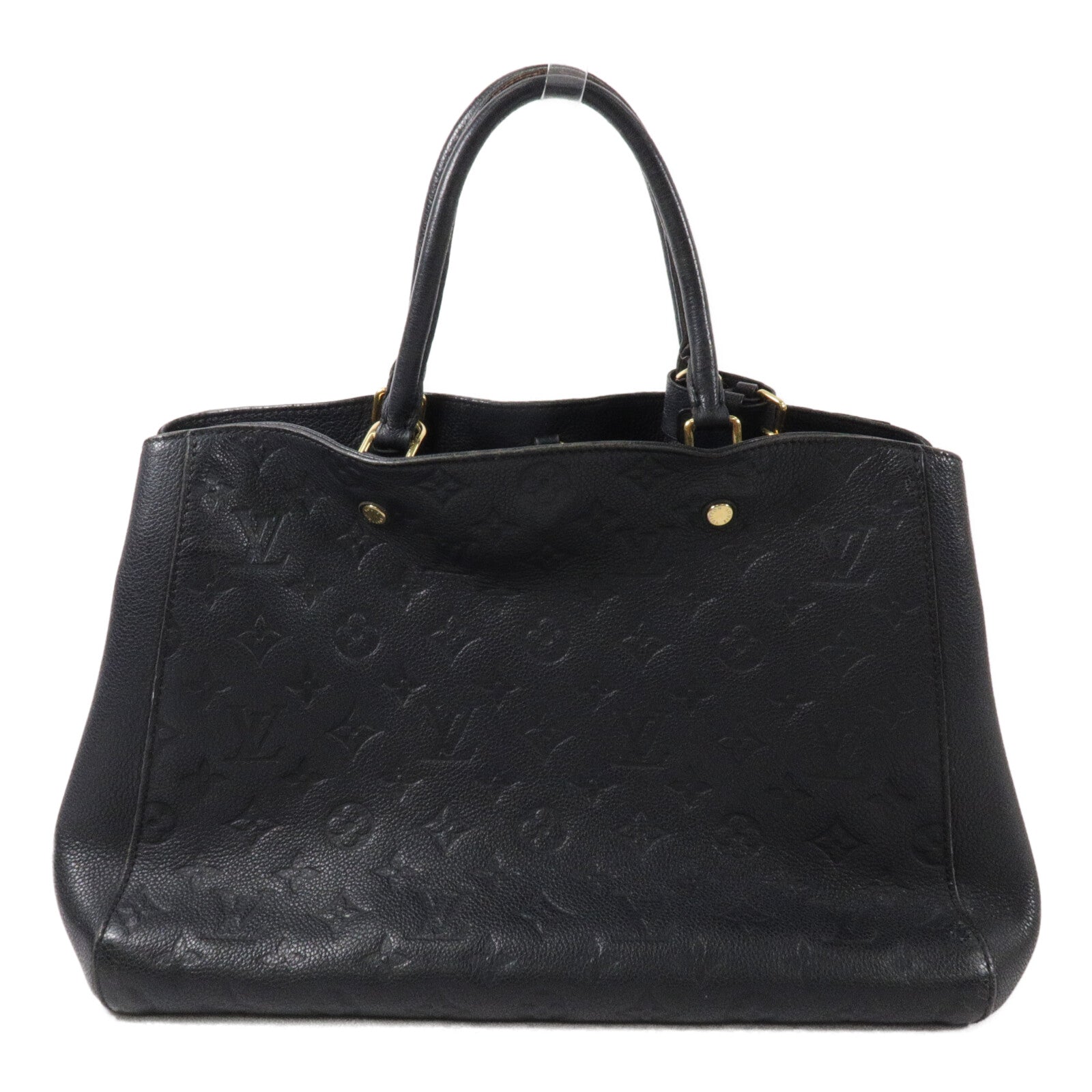 LOUIS VUITTON Monogram Empreinte Montaigne MM手挽肩背兩用袋