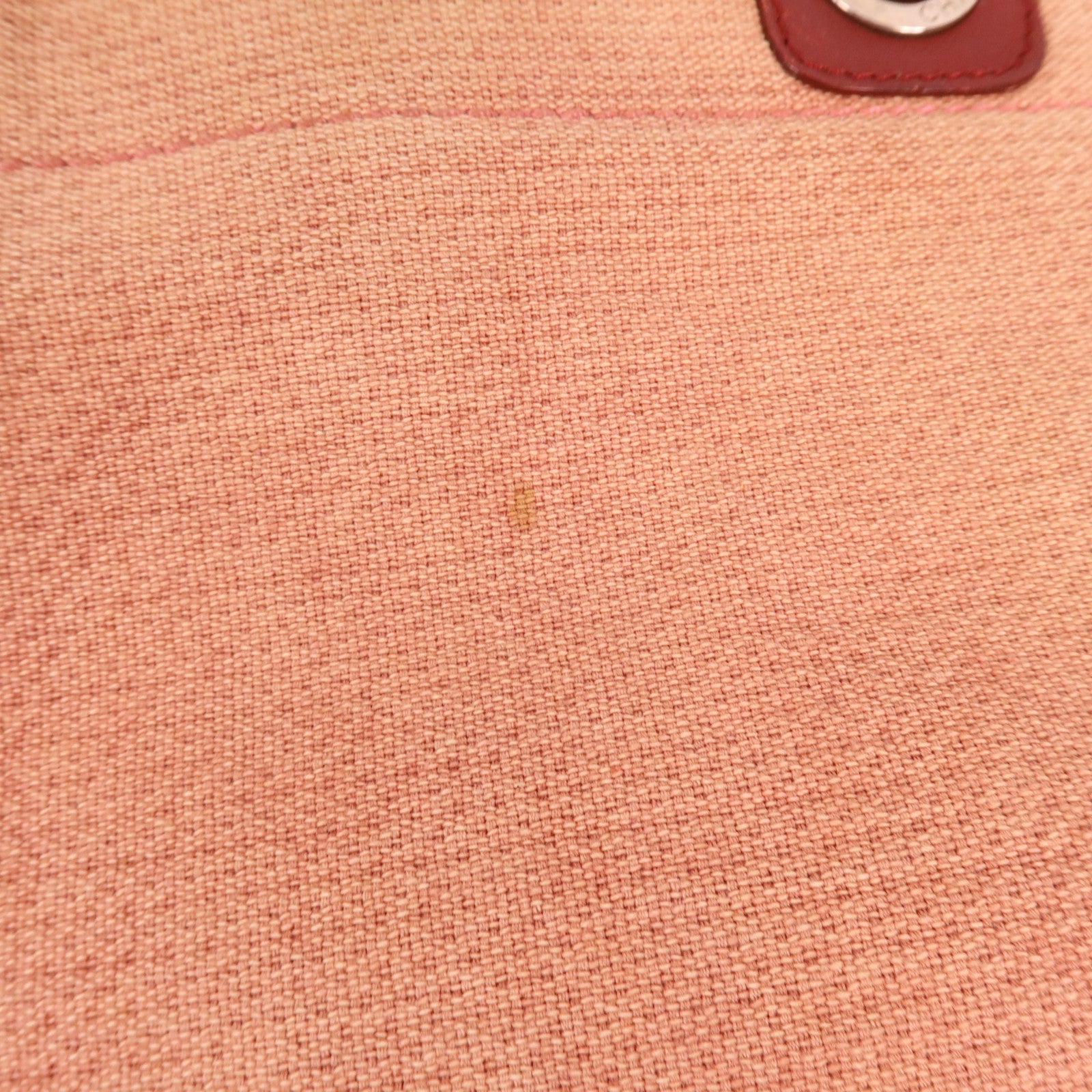 CHANEL 帆布Deauville Tote銀扣鏈帶肩背袋
