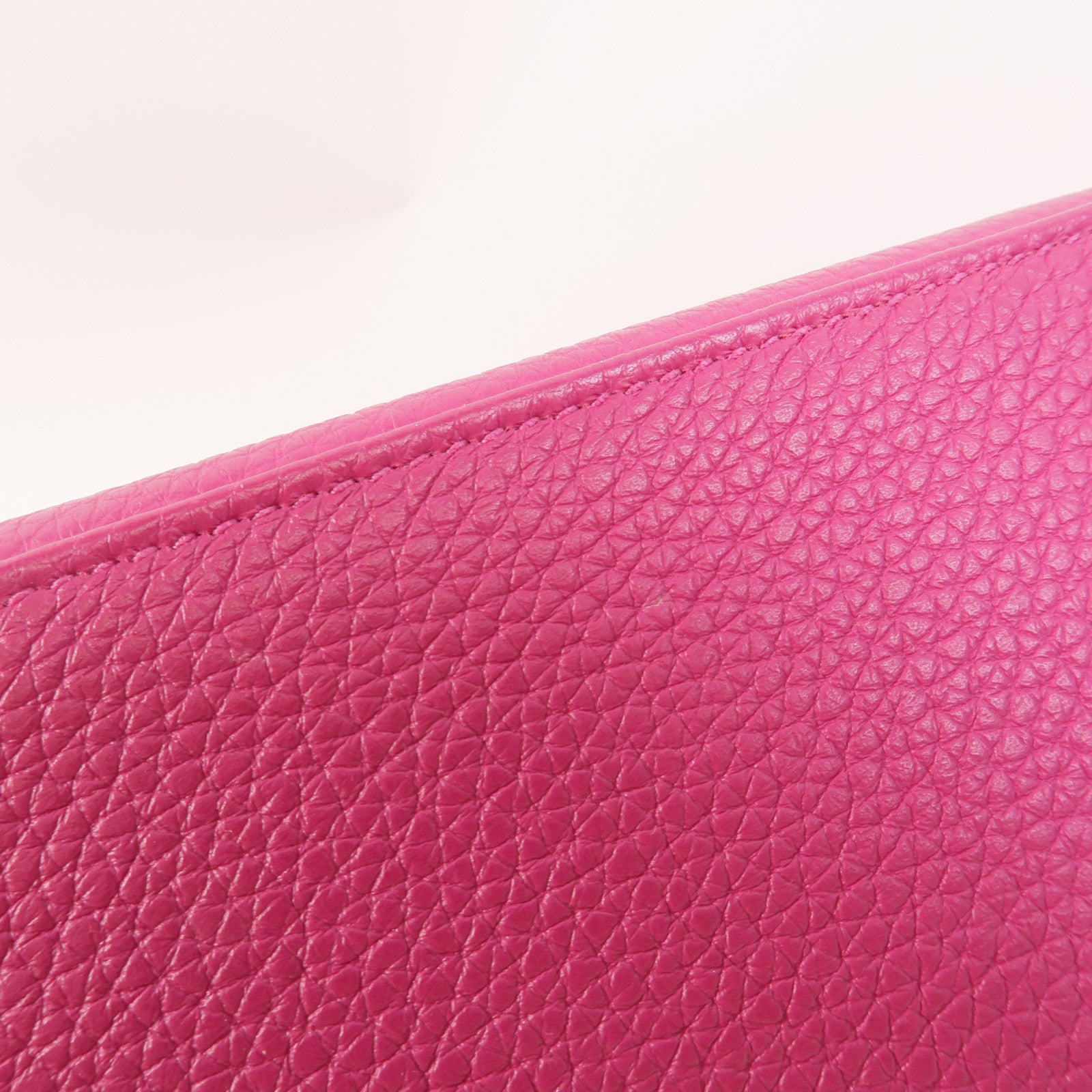 HERMES Togo皮革Kelly 25手挽肩背兩用袋Rose Pourpre