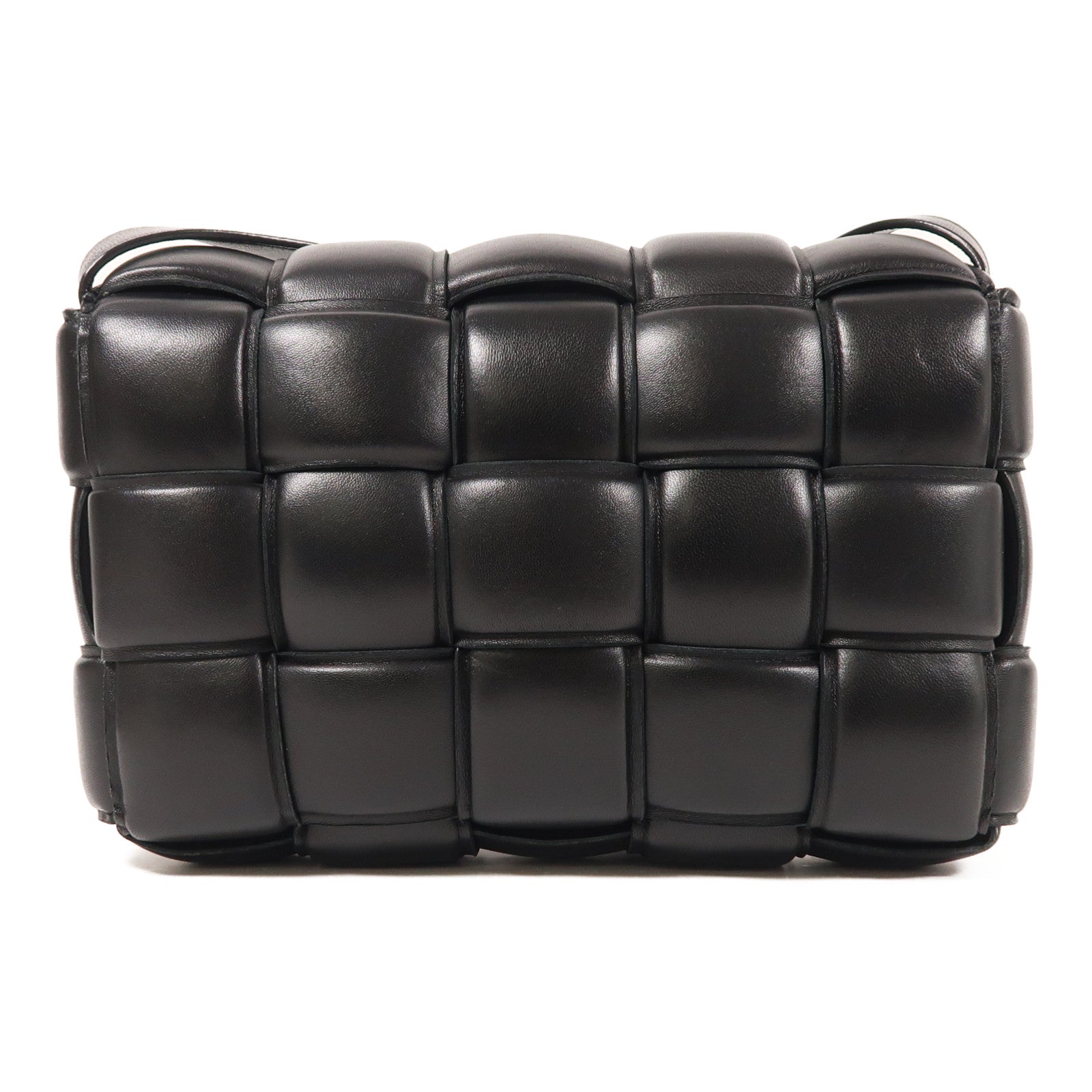 BOTTEGA VENETA 羊皮皮革Padded Cassette銀扣肩背袋