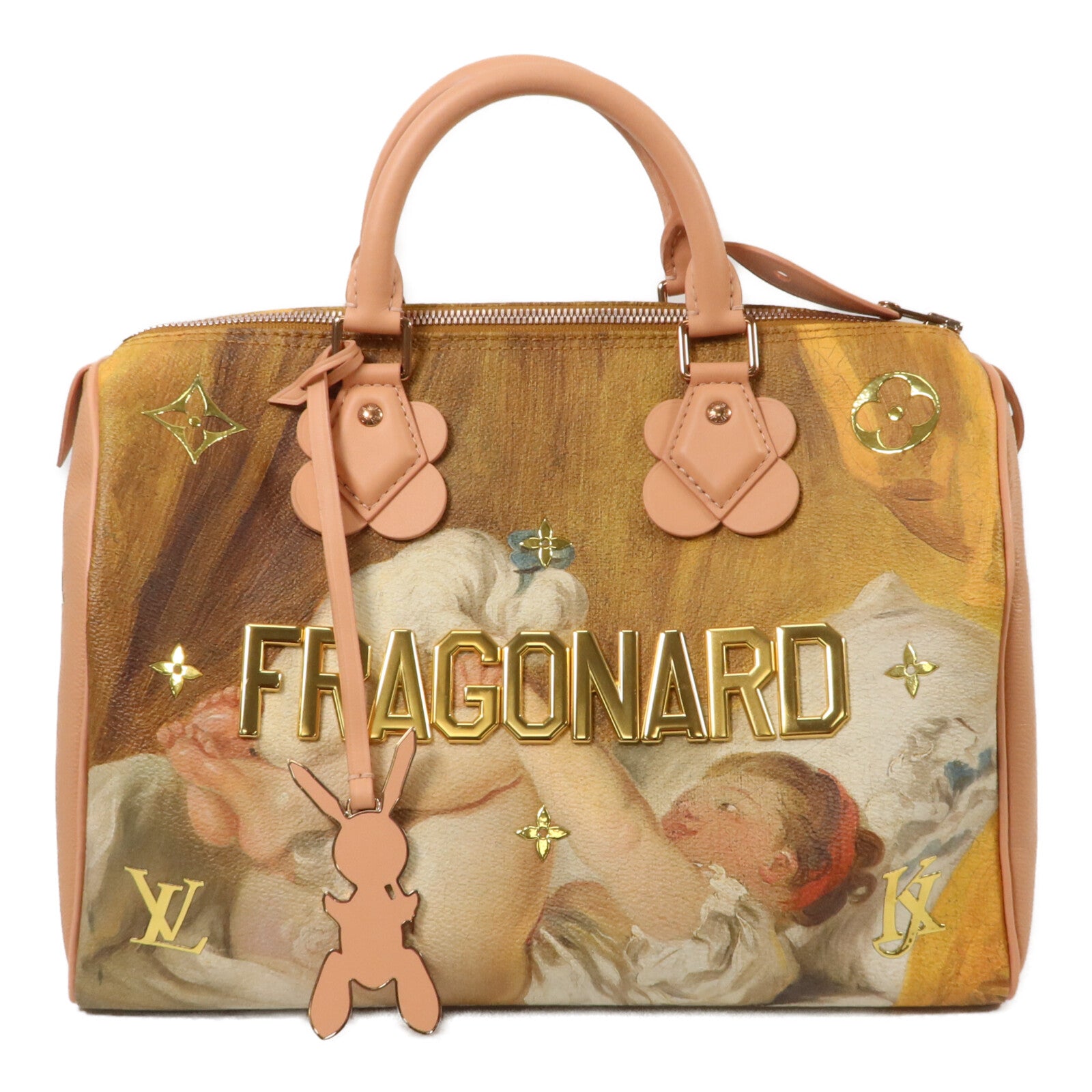 LOUIS VUITTON Monogram Fragonard Speedy 30手挽袋