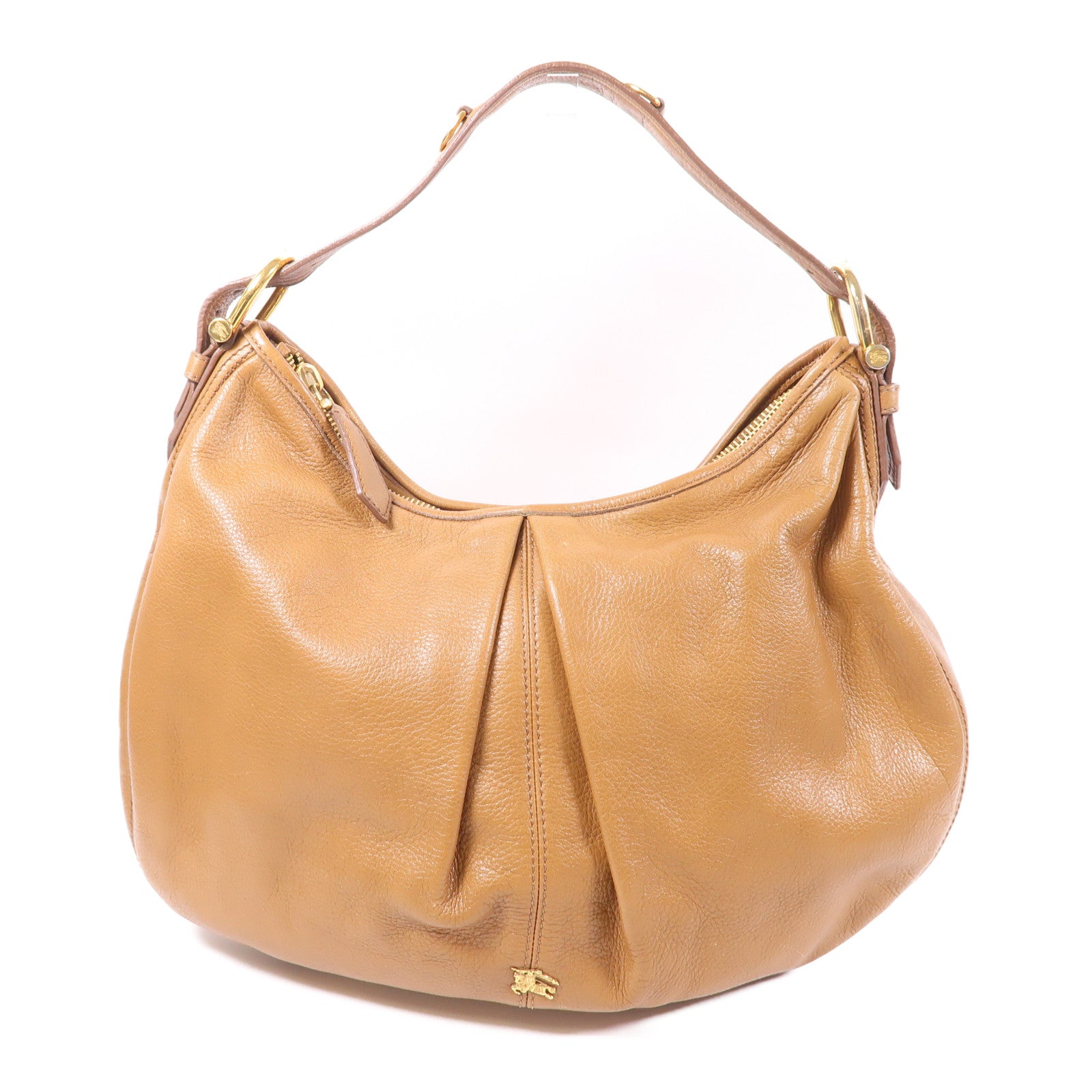 BURBERRY 牛皮皮革Shoulder Bag金扣肩背袋