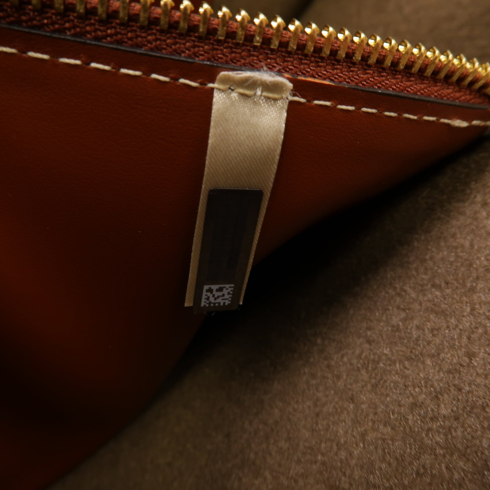 Chloe Felt/帆布Medium Woody Tote Bag金扣肩背袋啡色