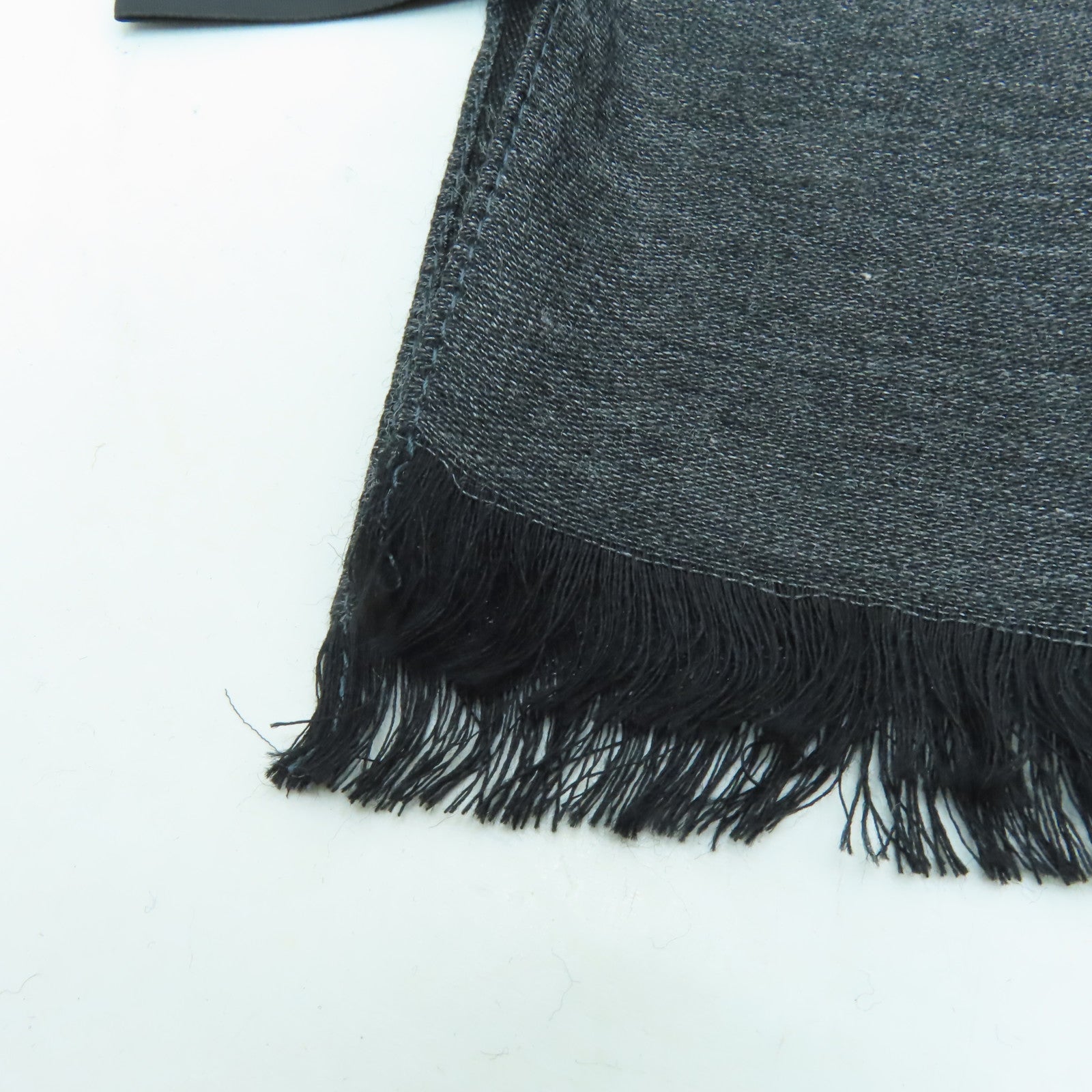 GUCCI 【激減優惠】羊毛/絲質Scarf圍巾深灰色