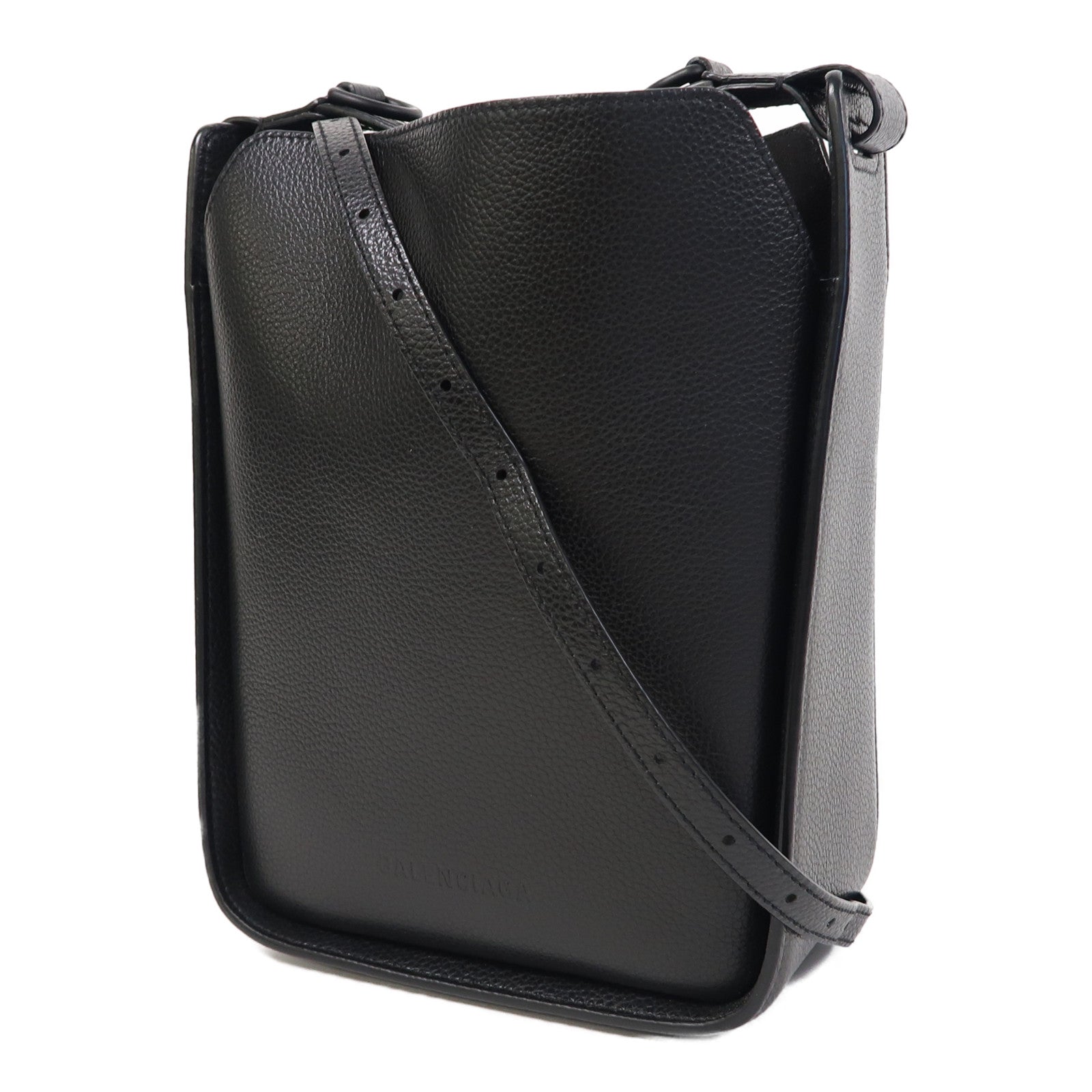 BALENCIAGA 【激減優惠】牛皮皮革Shoulder Bag手挽肩背兩用袋黑色