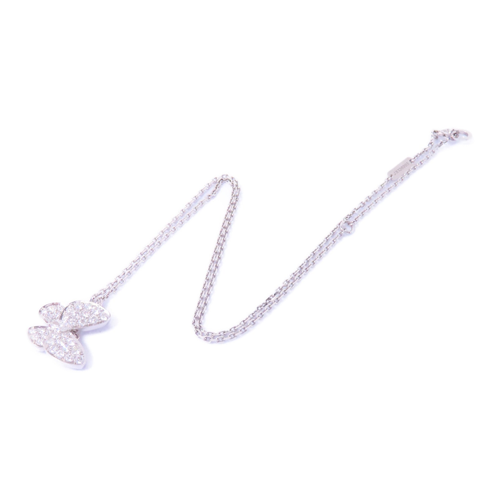 Van Cleef & Arpels 【激減優惠】18K白金Two Butterfly Necklace項鍊