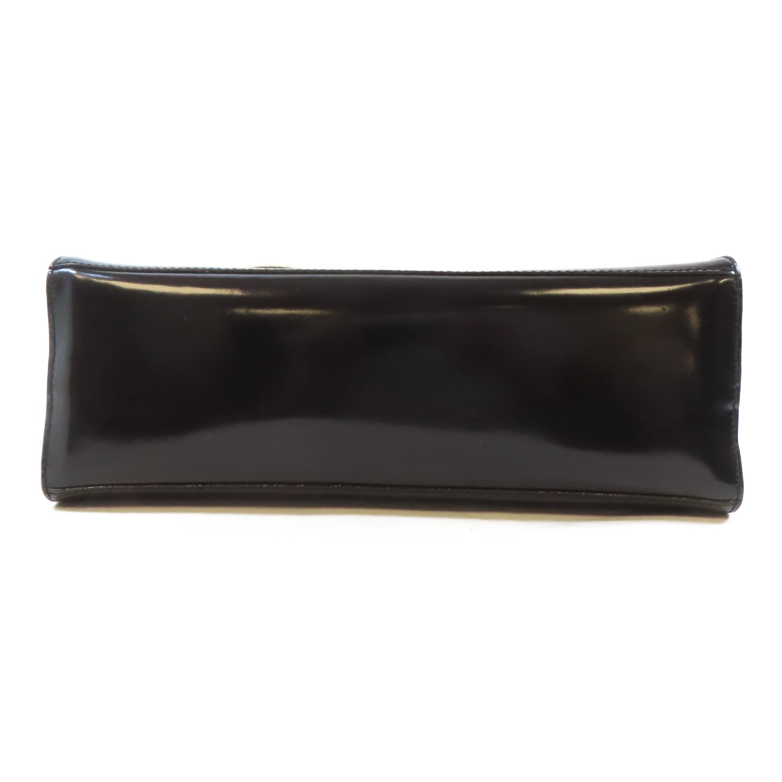 Salvatore Ferragamo 【激減優惠】漆皮皮革Shoulder Bag金扣肩背袋黑色