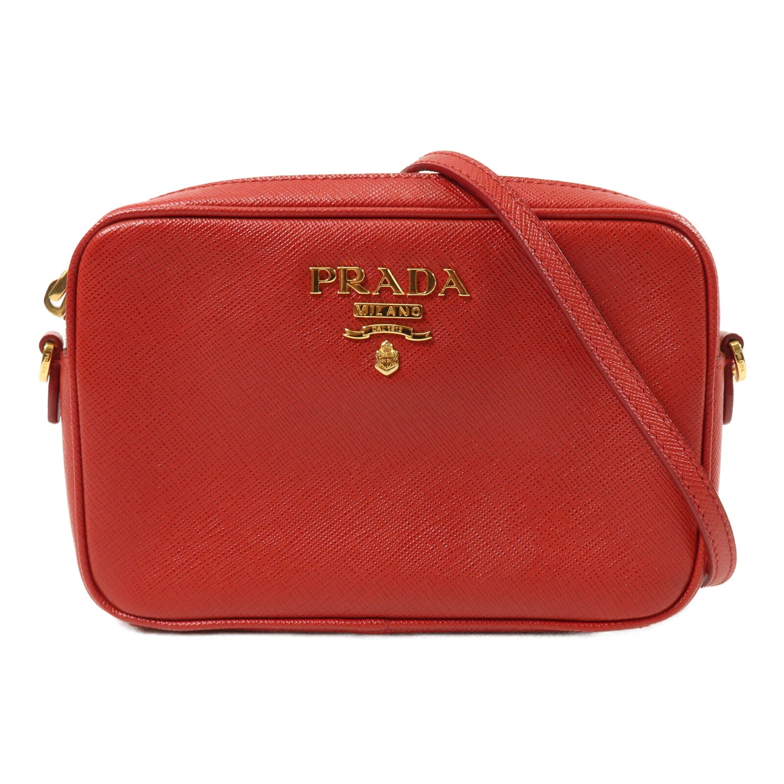PRADA 牛皮皮革Camera Bag肩背袋