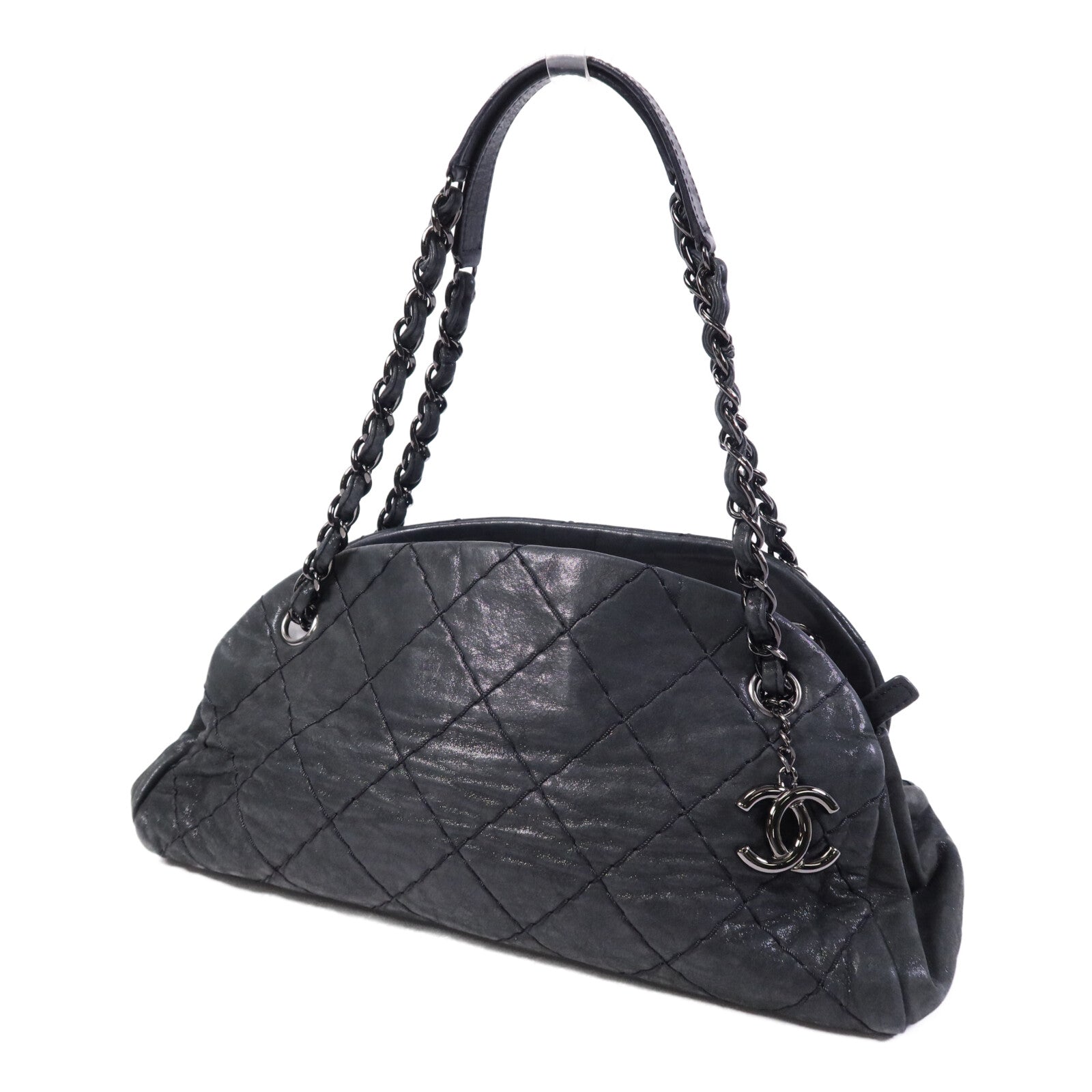 CHANEL 牛皮皮革Chain Shoulder Bag鏈帶肩背袋