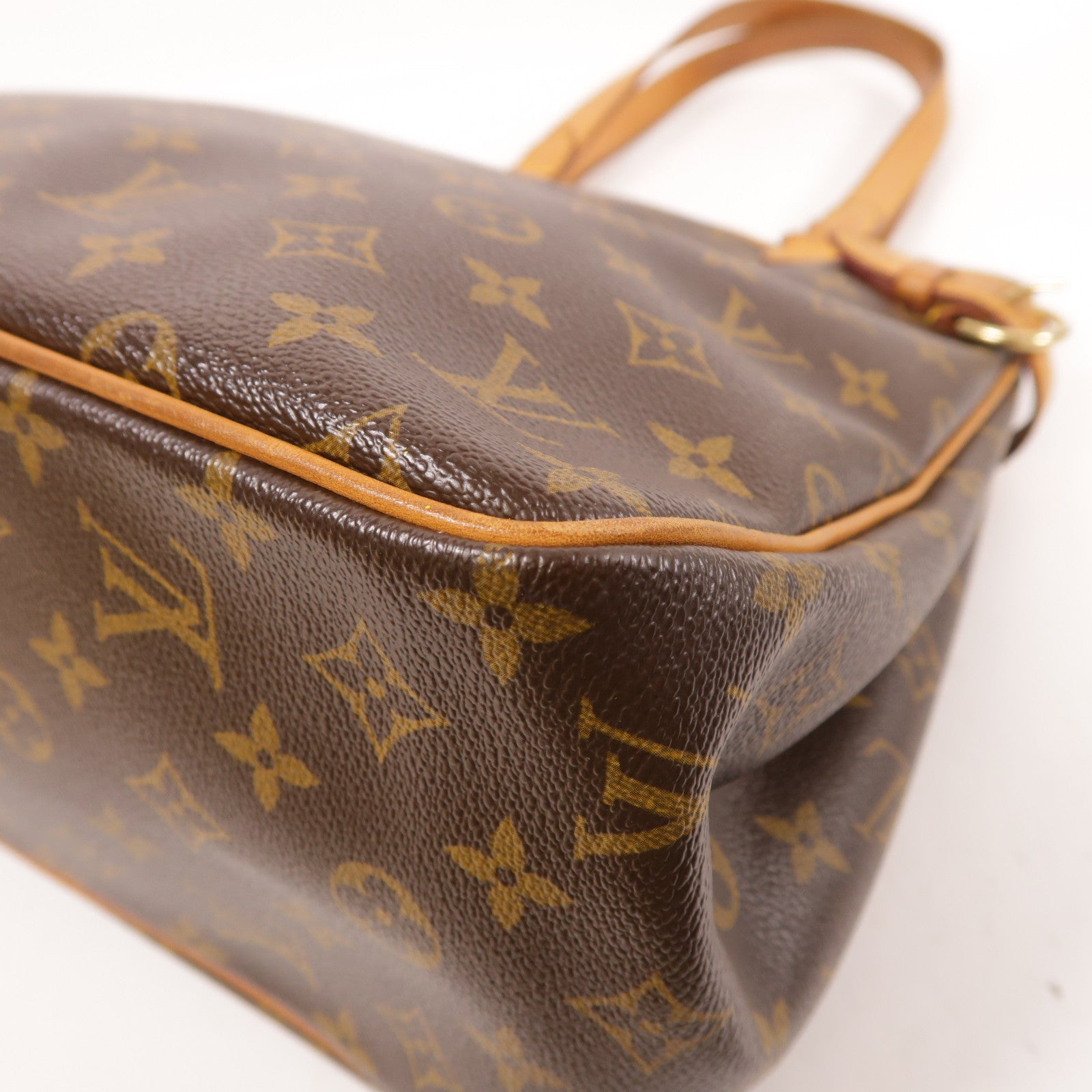 LOUIS VUITTON LV GHW Batignolles Shoulder Tote Bag Handbag M51153 Monogram Brown