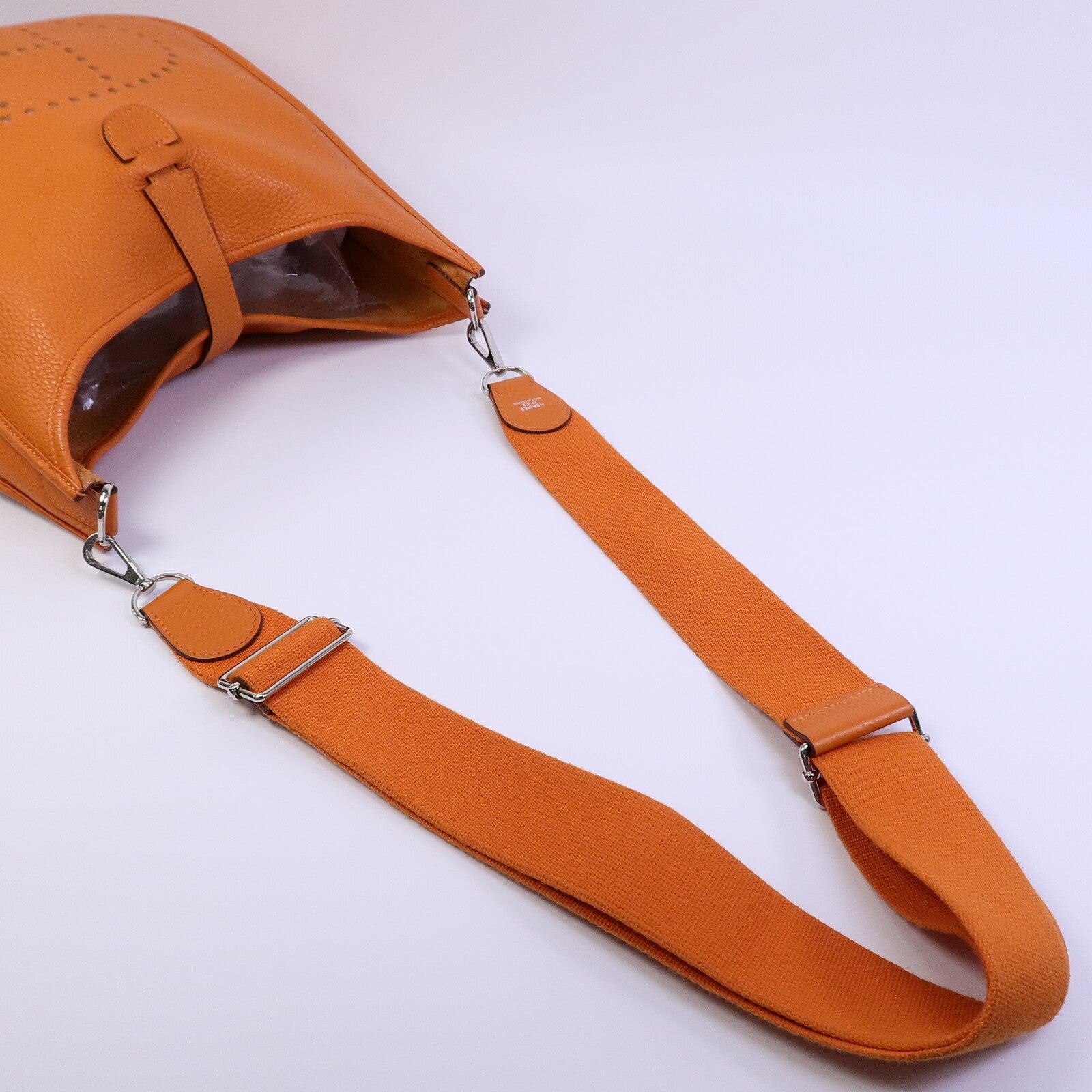 HERMES Clemence皮革Evelyne PM肩背袋
