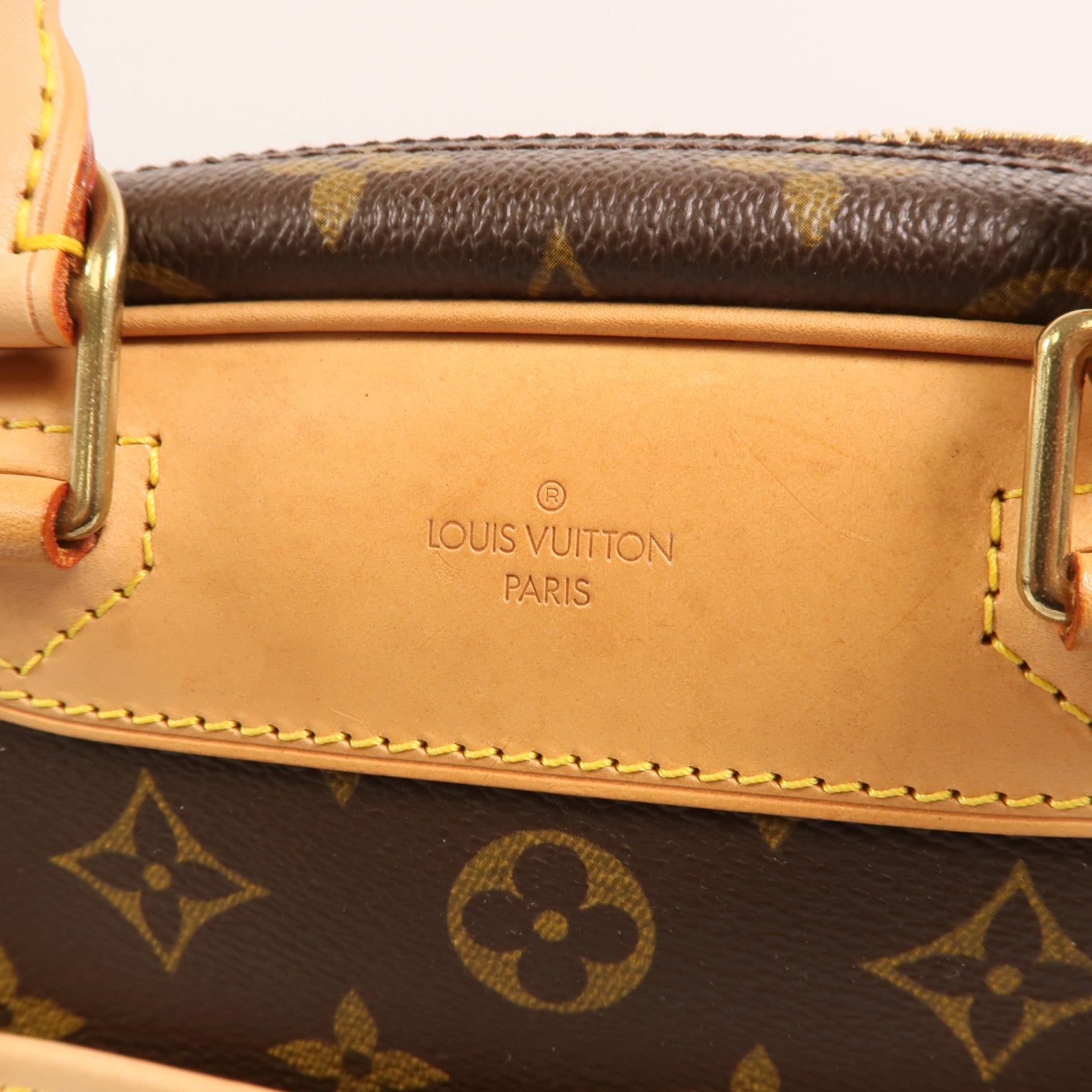 LOUIS VUITTON Monogram Trouville金扣手挽袋