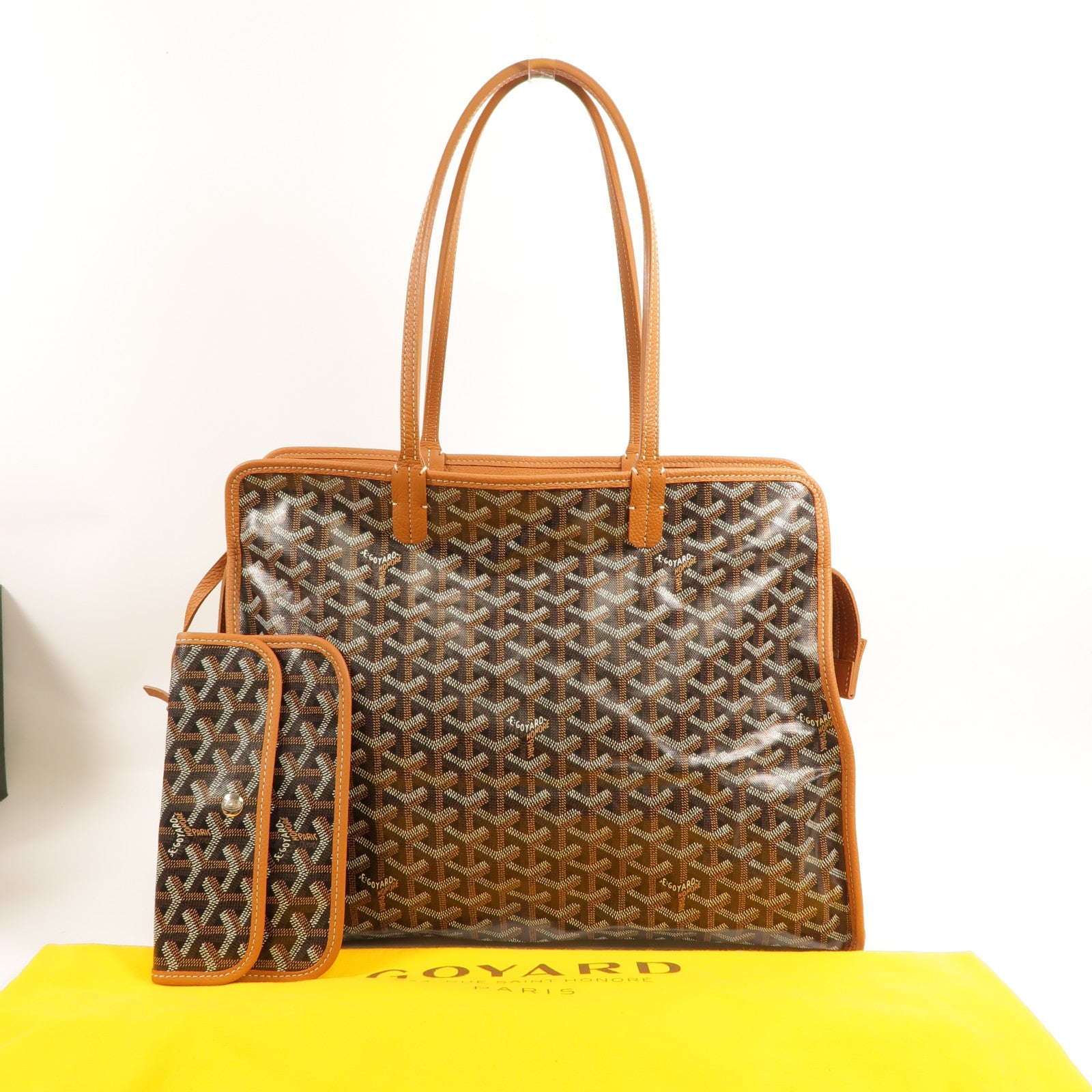 GOYARD 塗層帆布Hardy PM手挽袋