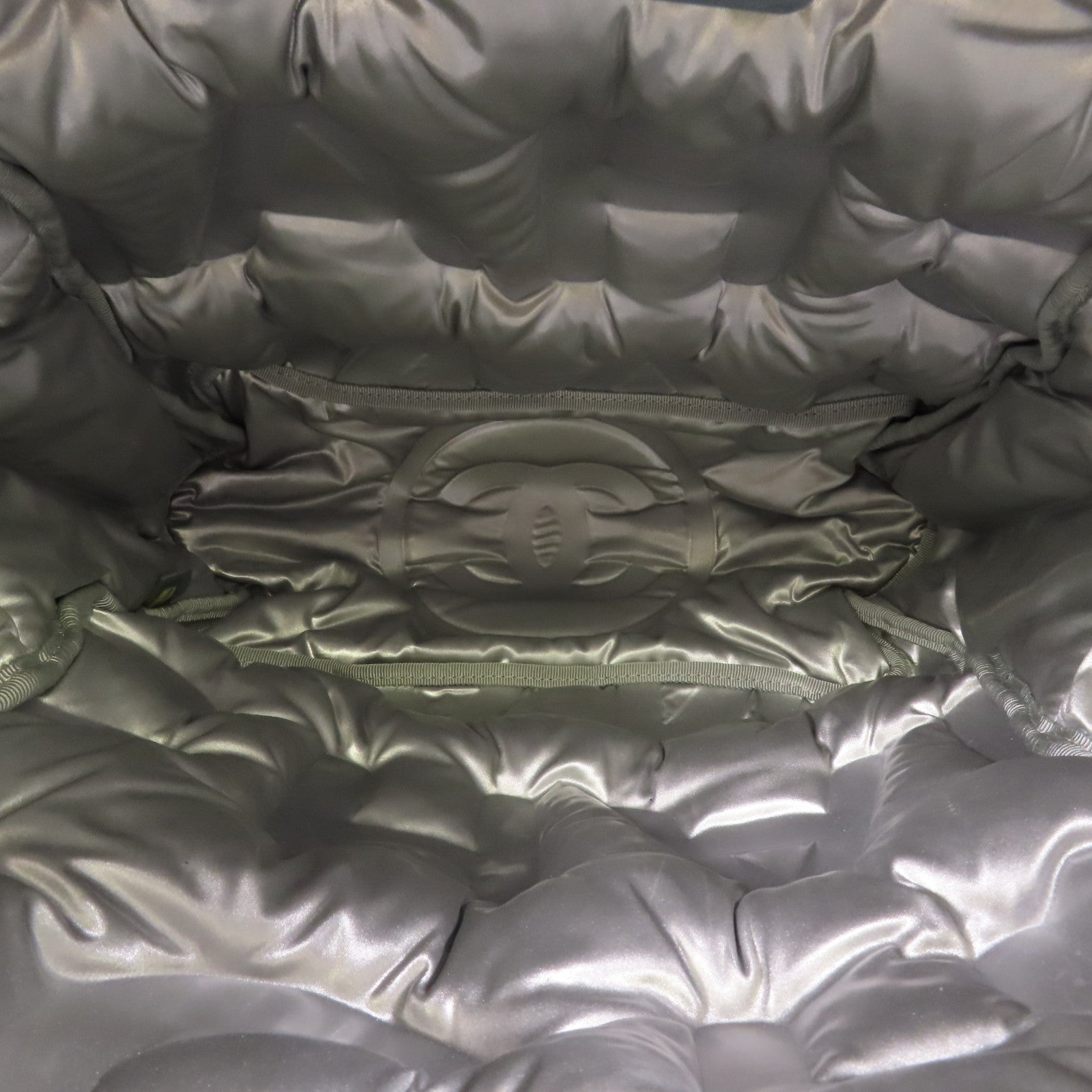 CHANEL 【激減優惠】尼龍Doudoune Backpack銀扣背包