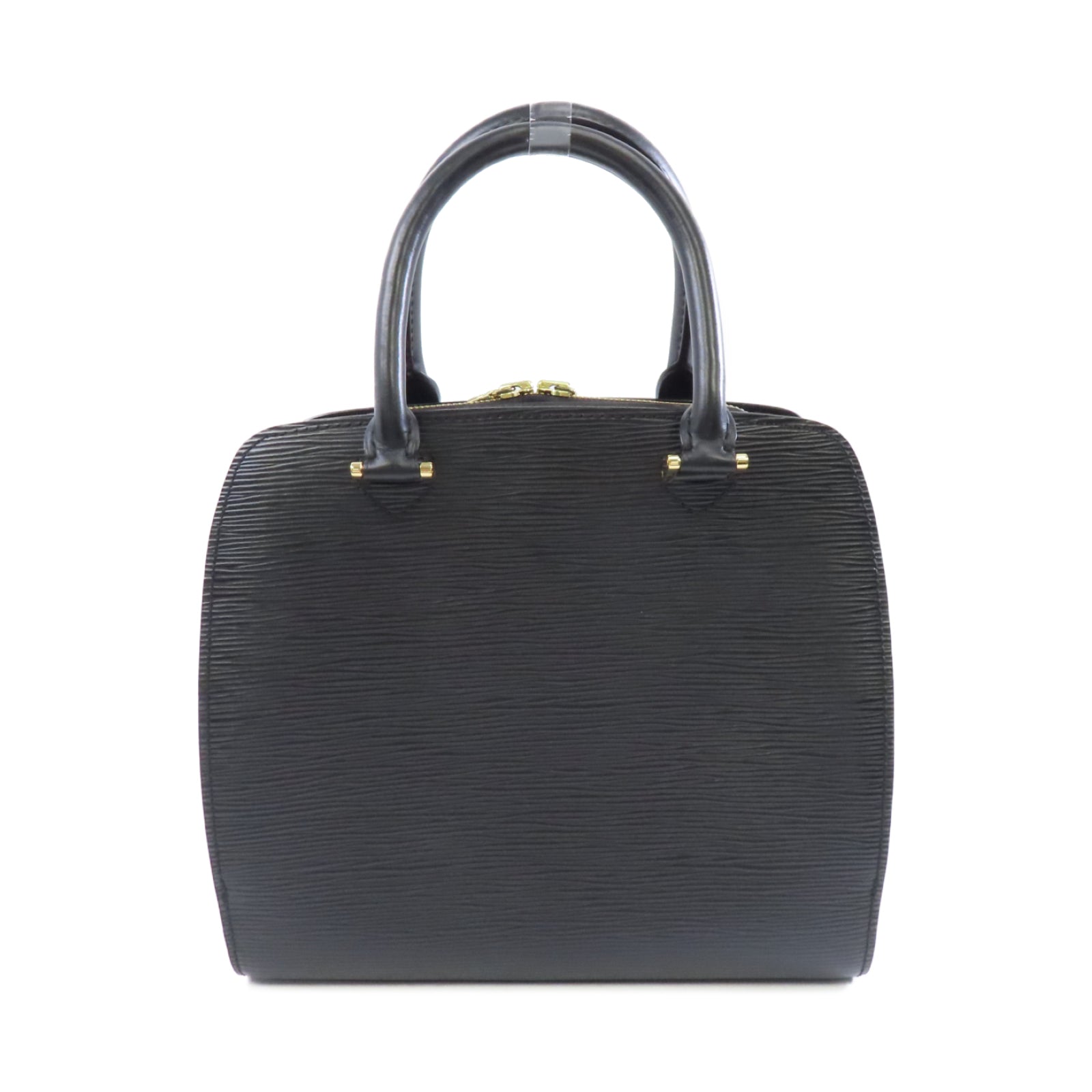 LOUIS VUITTON Epi Ponneuf金扣手挽袋黑色