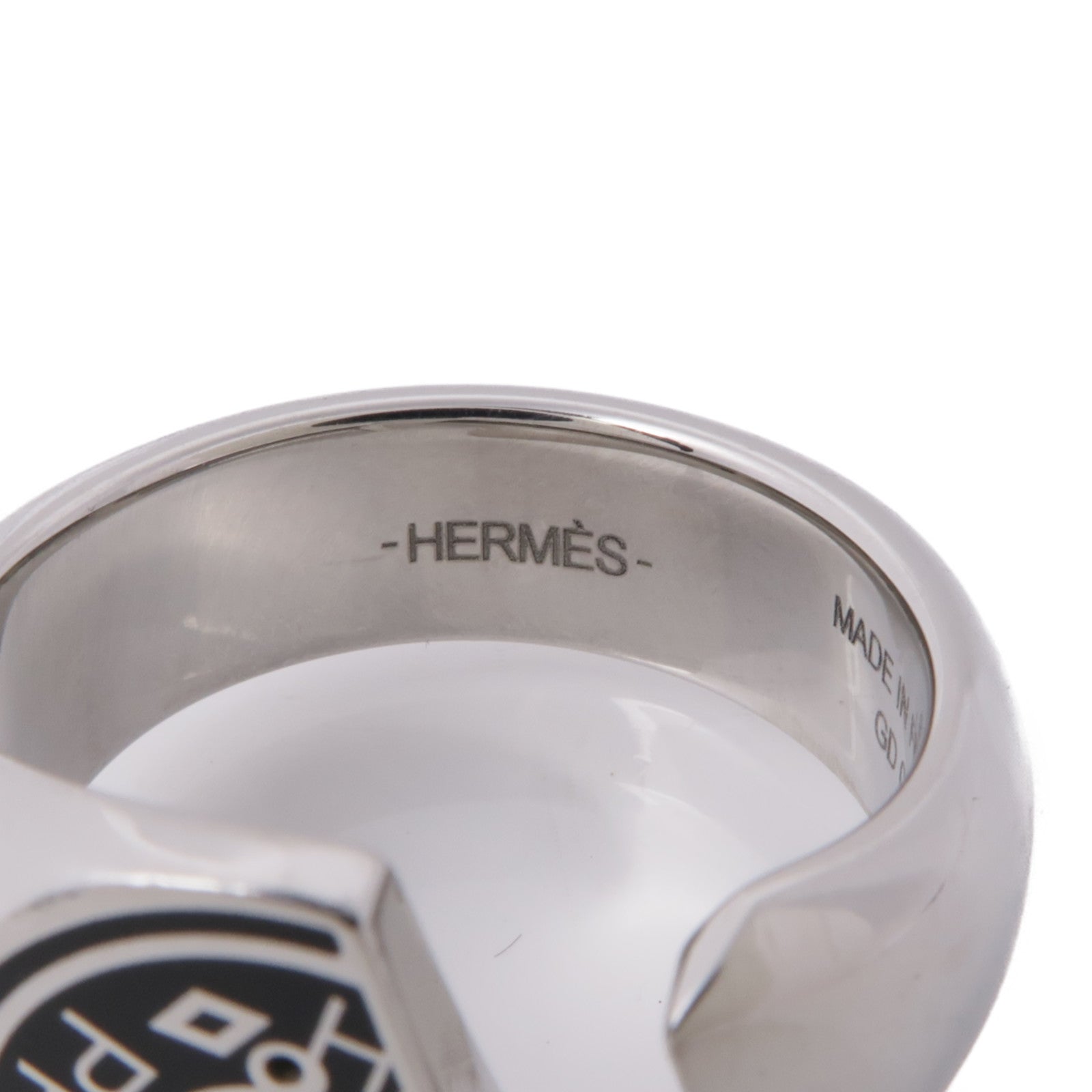 HERMES 金屬Carrousel Ring戒指US#9.5