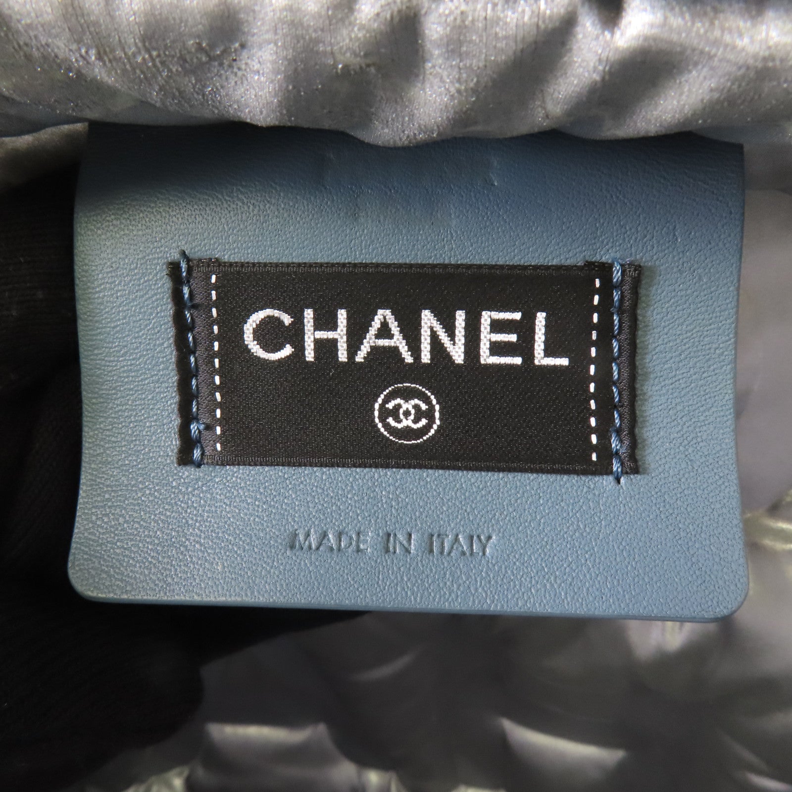 CHANEL 尼龍Doudoune Backpack銀扣背包
