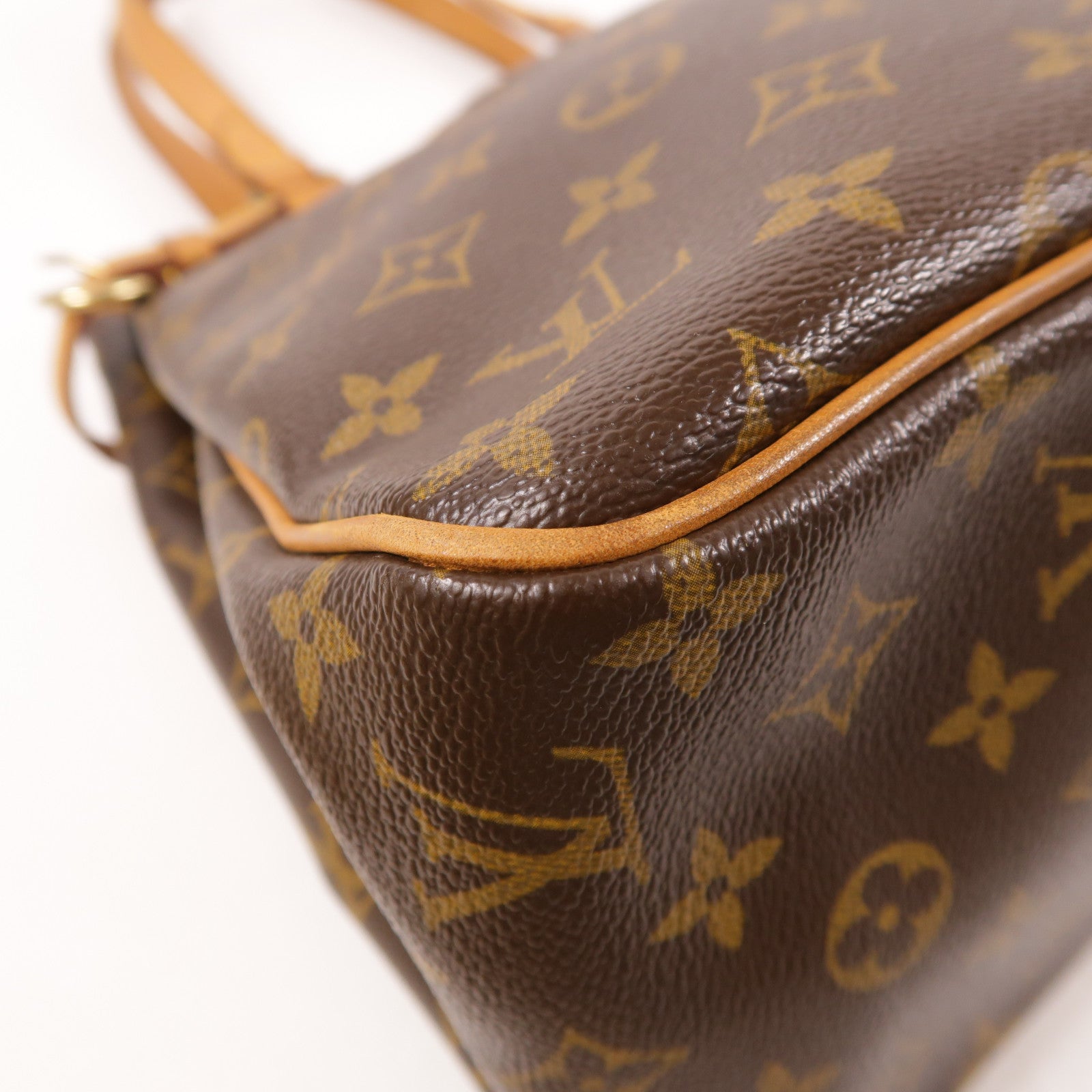 LOUIS VUITTON LV GHW Batignolles Shoulder Tote Bag Handbag M51153 Monogram Brown