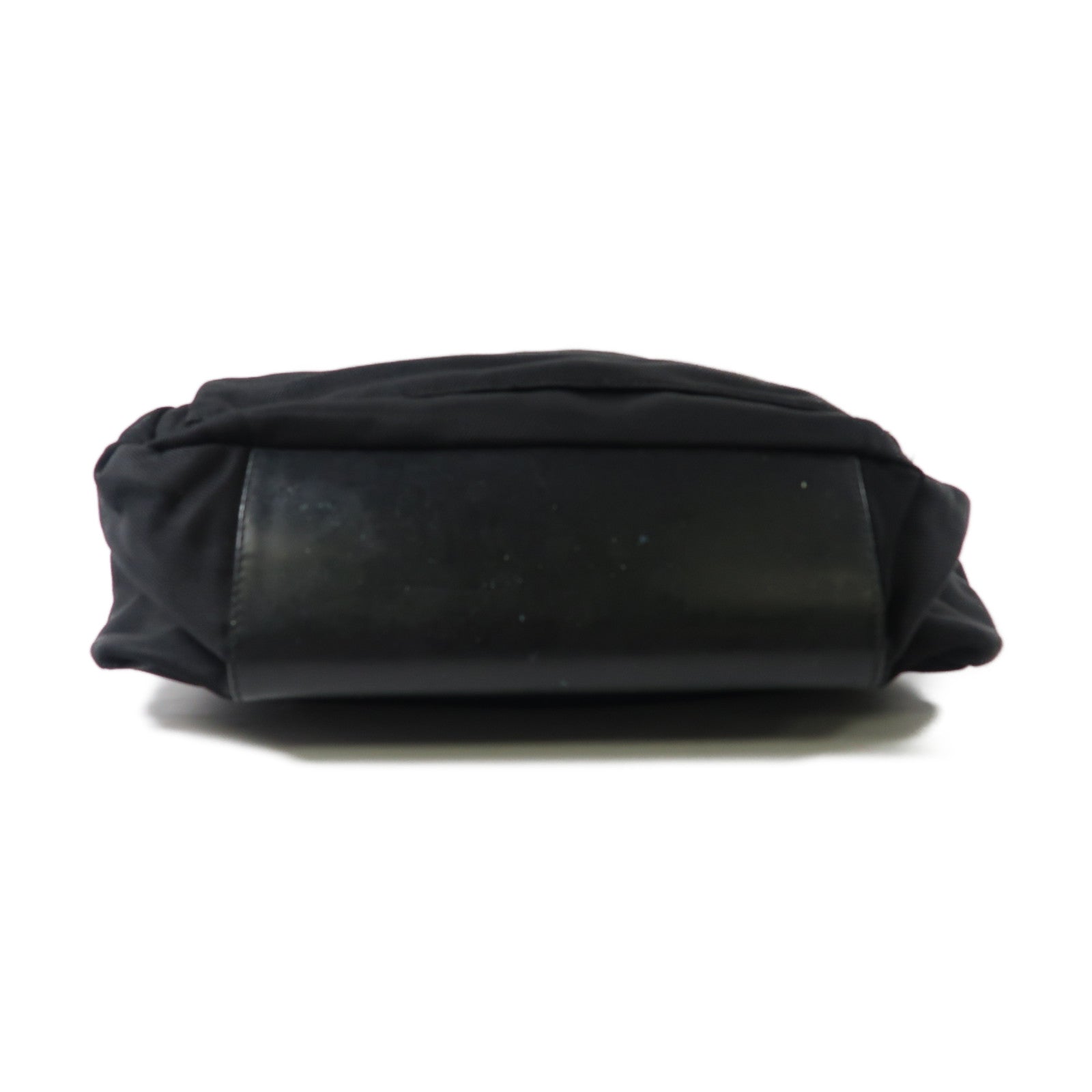 GUCCI 帆布Shoulder Bag銀扣肩背袋黑色
