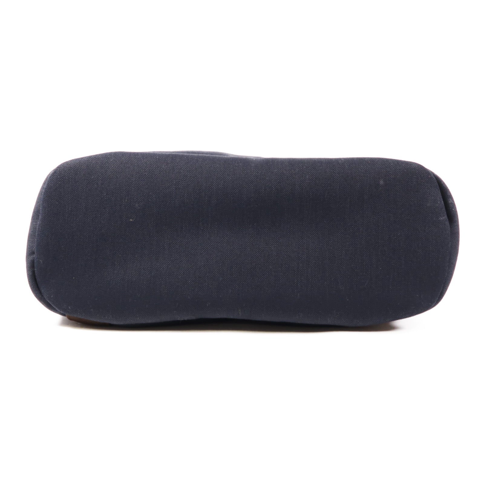 HERMES 帆布Sac De Pansage Groom銀扣手挽肩背兩用袋Navy