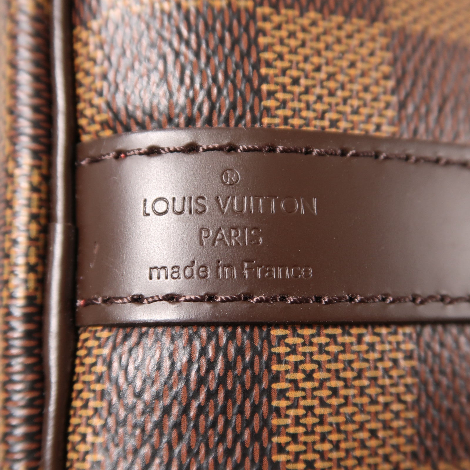 LOUIS VUITTON Damier Speedy Bandouliere 25金扣手挽肩背兩用袋