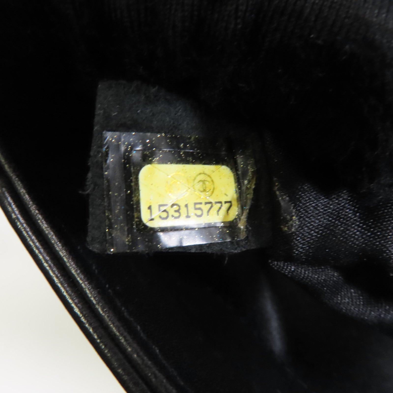 CHANEL 菱格羊皮皮革Chain Shoulder銀扣鏈帶肩背袋黑色