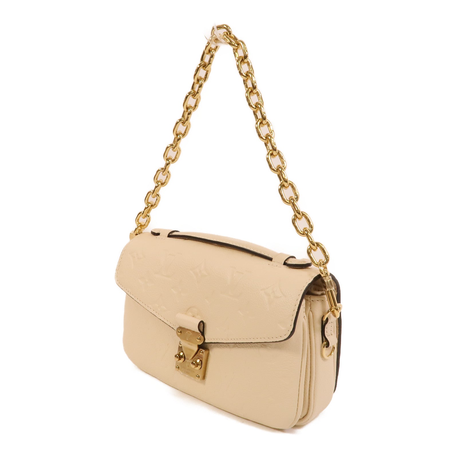 LOUIS VUITTON Monogram Empreinte Pochette Metis East West手挽肩背兩用袋