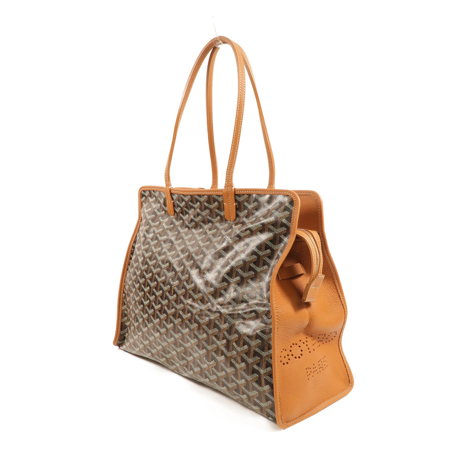 GOYARD 塗層帆布Hardy PM手挽袋