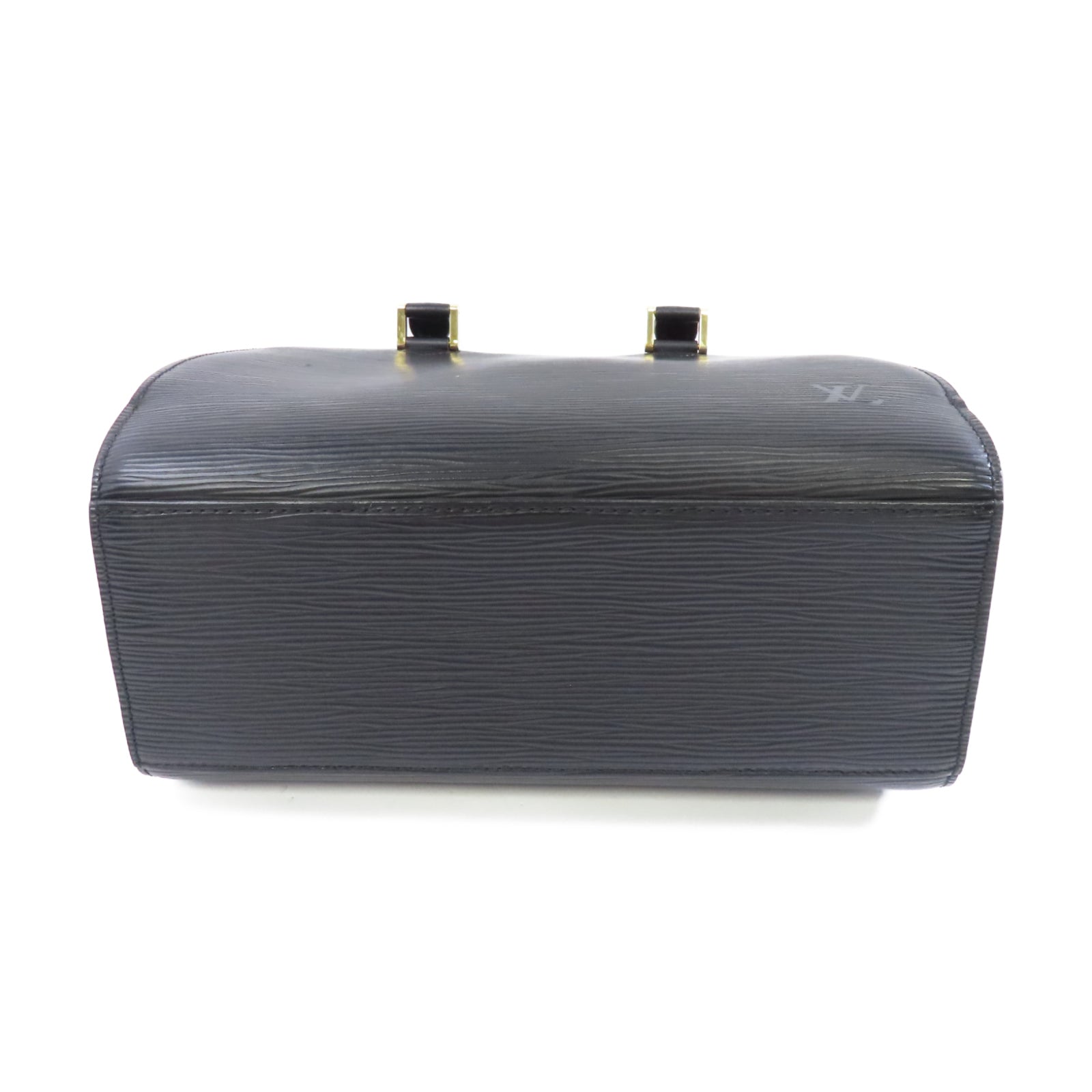 LOUIS VUITTON Epi Ponneuf金扣手挽袋黑色