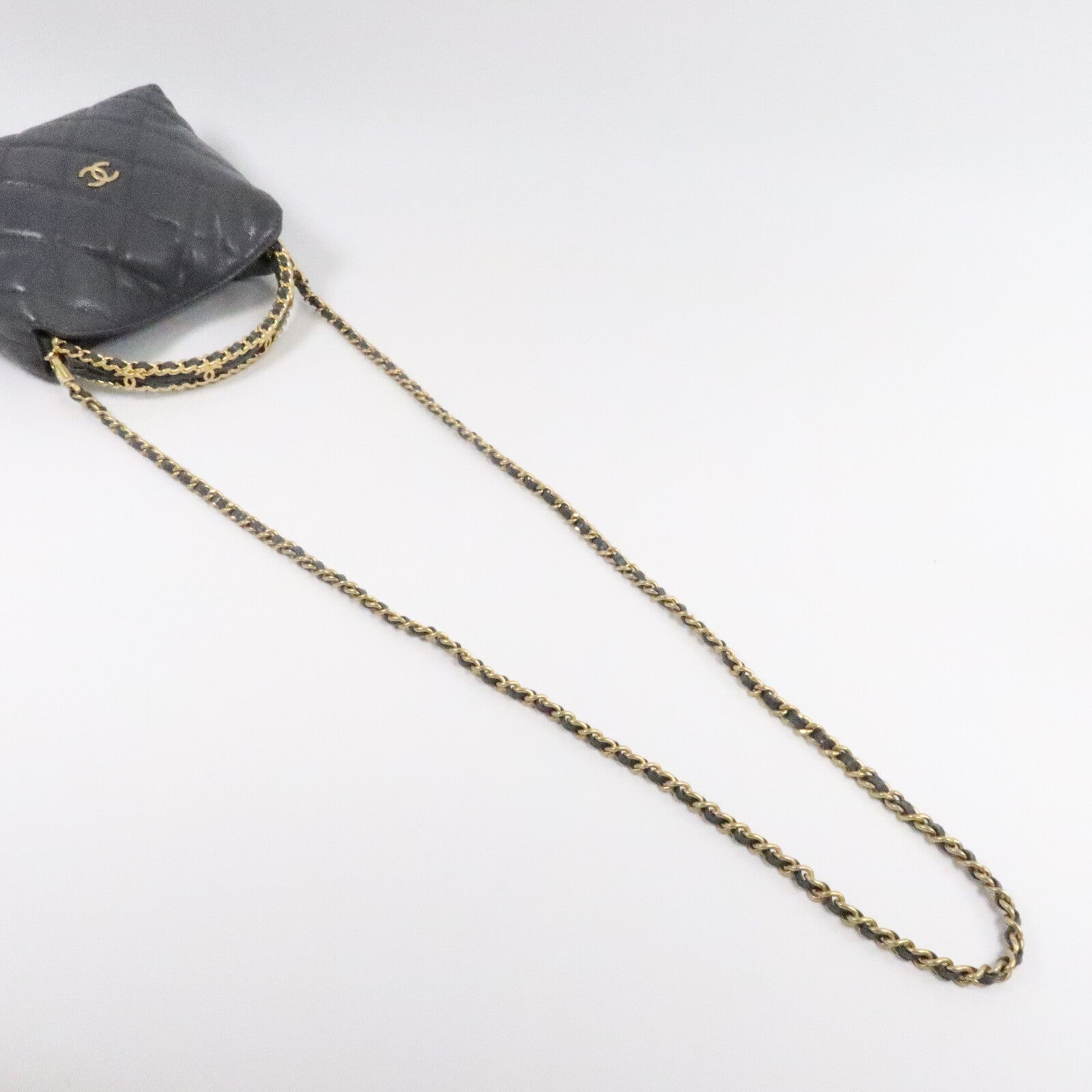 CHANEL 牛皮皮革24A Hobo Bag手挽肩背兩用袋
