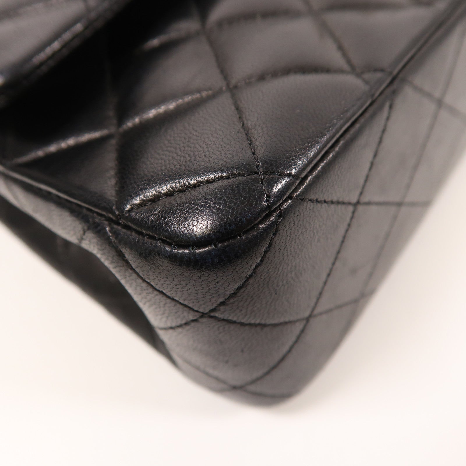 CHANEL 羊皮皮革Classic 25金扣鏈帶肩背袋