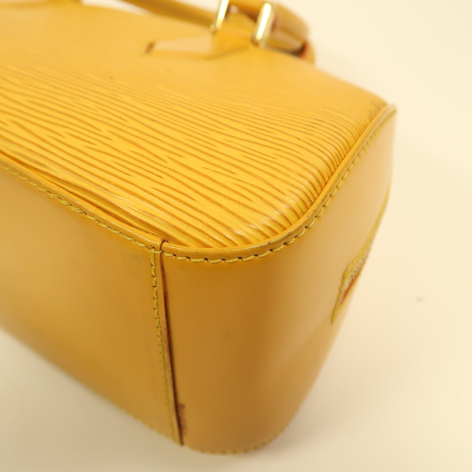 LOUIS VUITTON【激減優惠】 Epi皮革Jasmin金扣手挽袋黃色