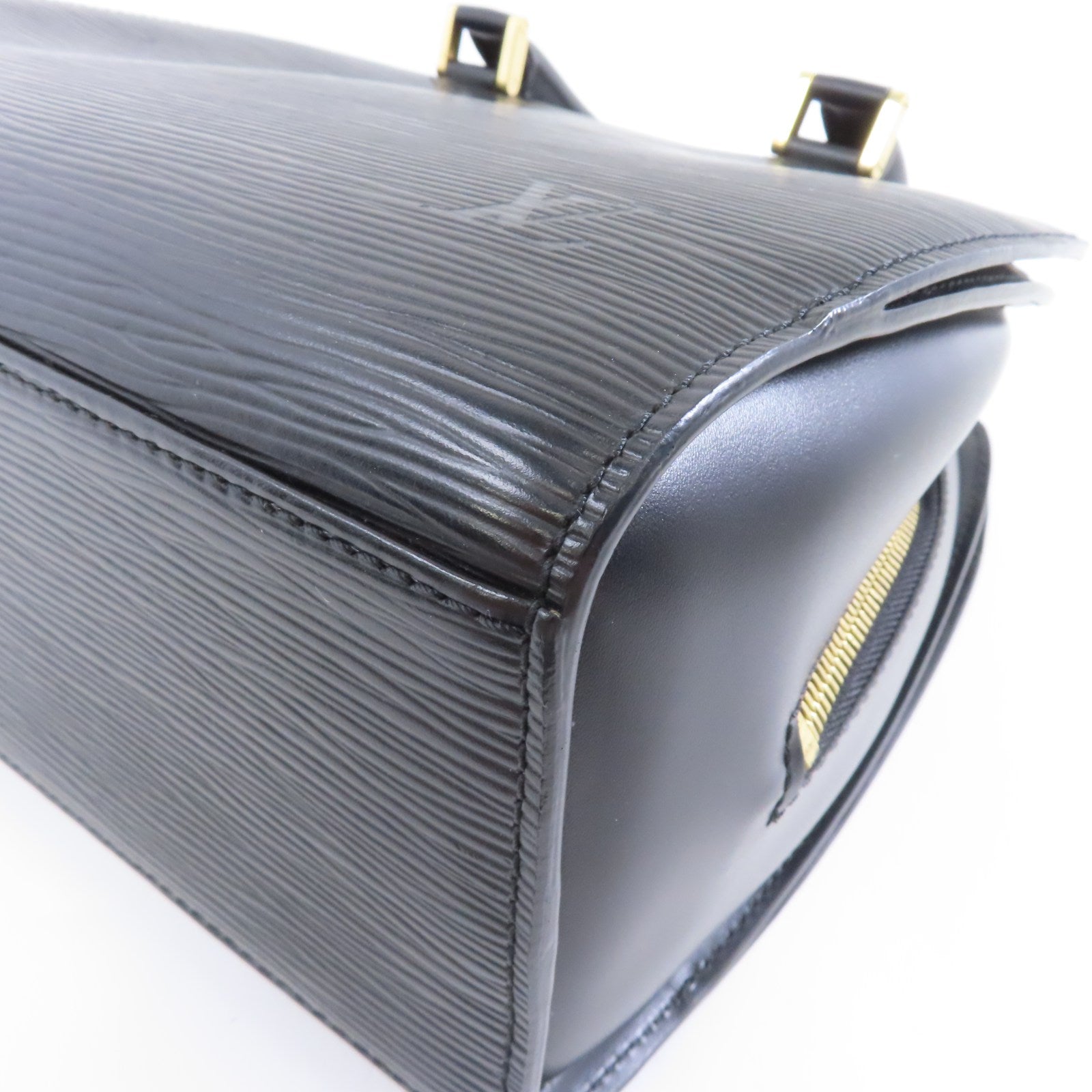 LOUIS VUITTON Epi Ponneuf金扣手挽袋黑色