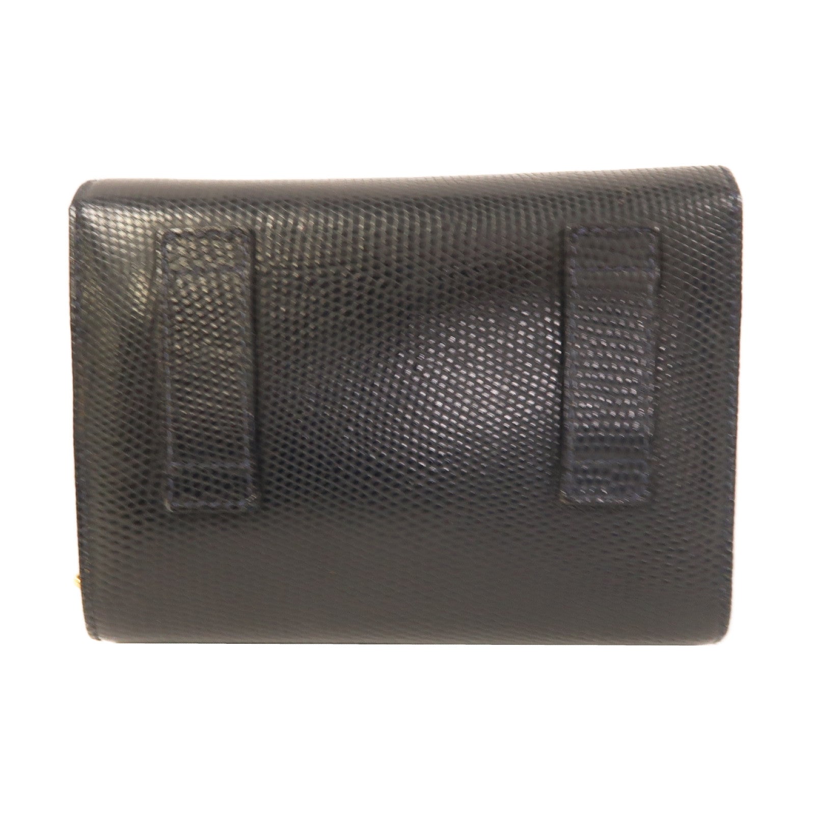 Salvatore Ferragamo 【激減優惠】牛皮皮革Chain Shoulder金扣鏈帶肩背袋藍色